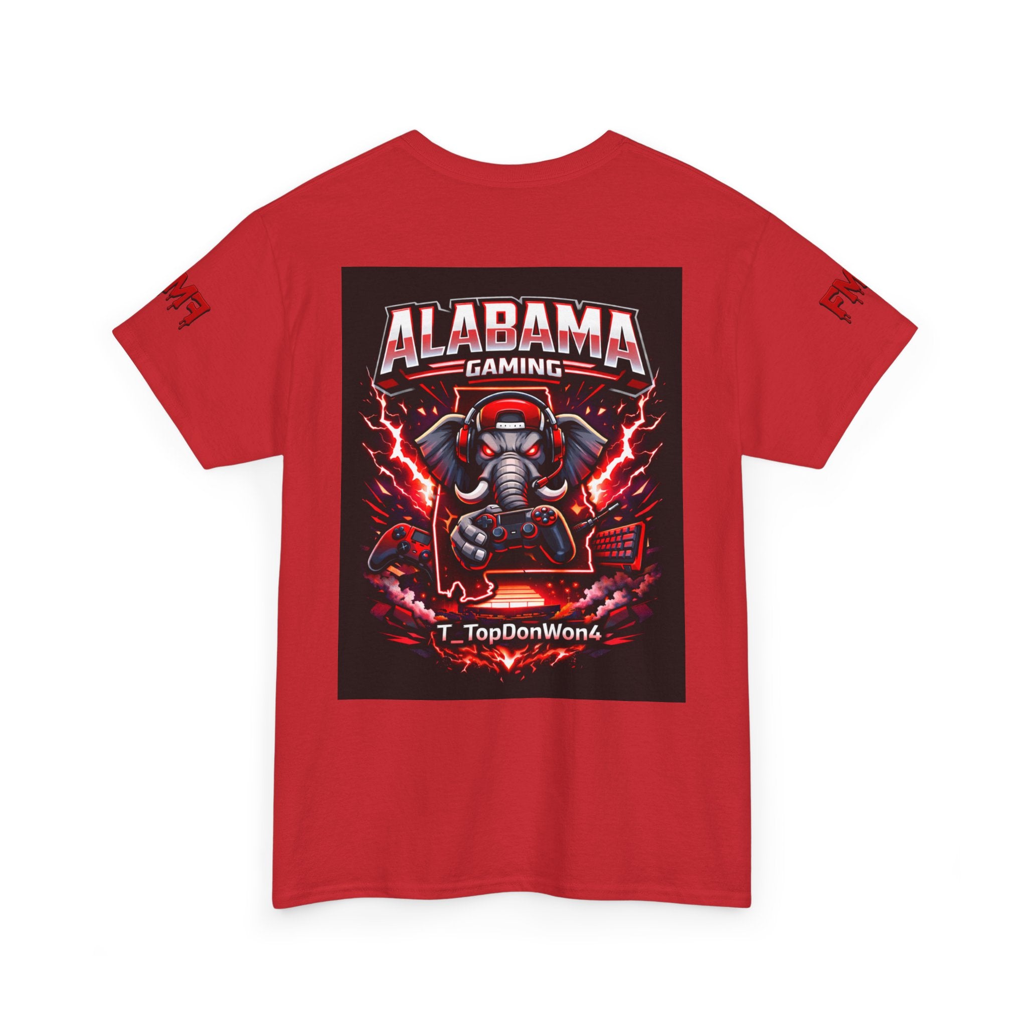 Alabama Gaming Tee — Retro Mascot Elephant Logo T-Shirt