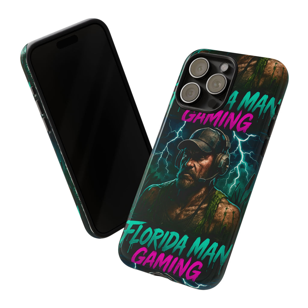Phone Case - Florida Man Gaming Mascot Rising from the Swamp Tough Case