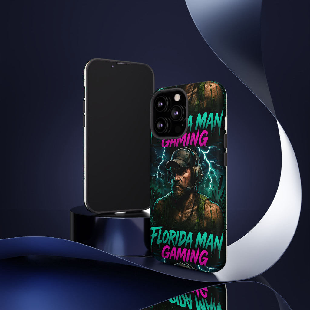 Phone Case - Florida Man Gaming Mascot Rising from the Swamp Tough Case
