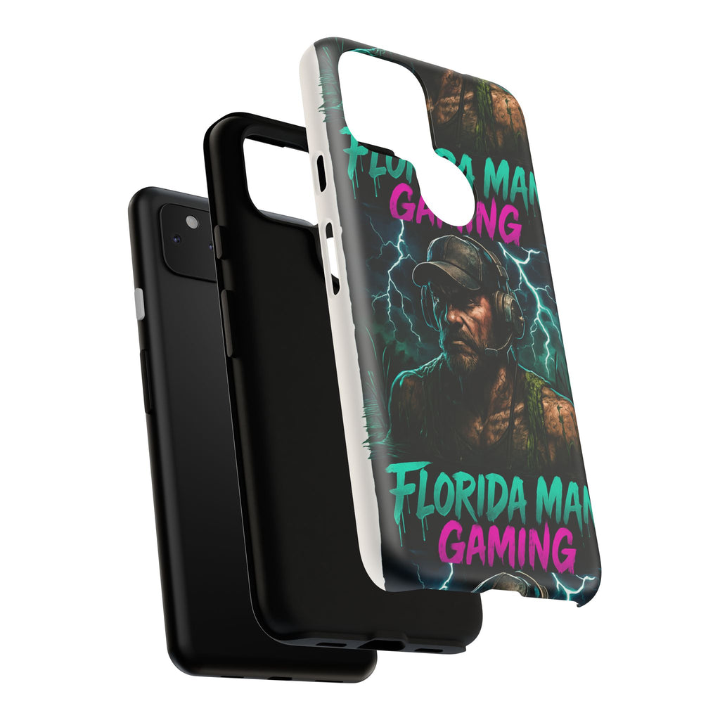 Phone Case - Florida Man Gaming Mascot Rising from the Swamp Tough Case