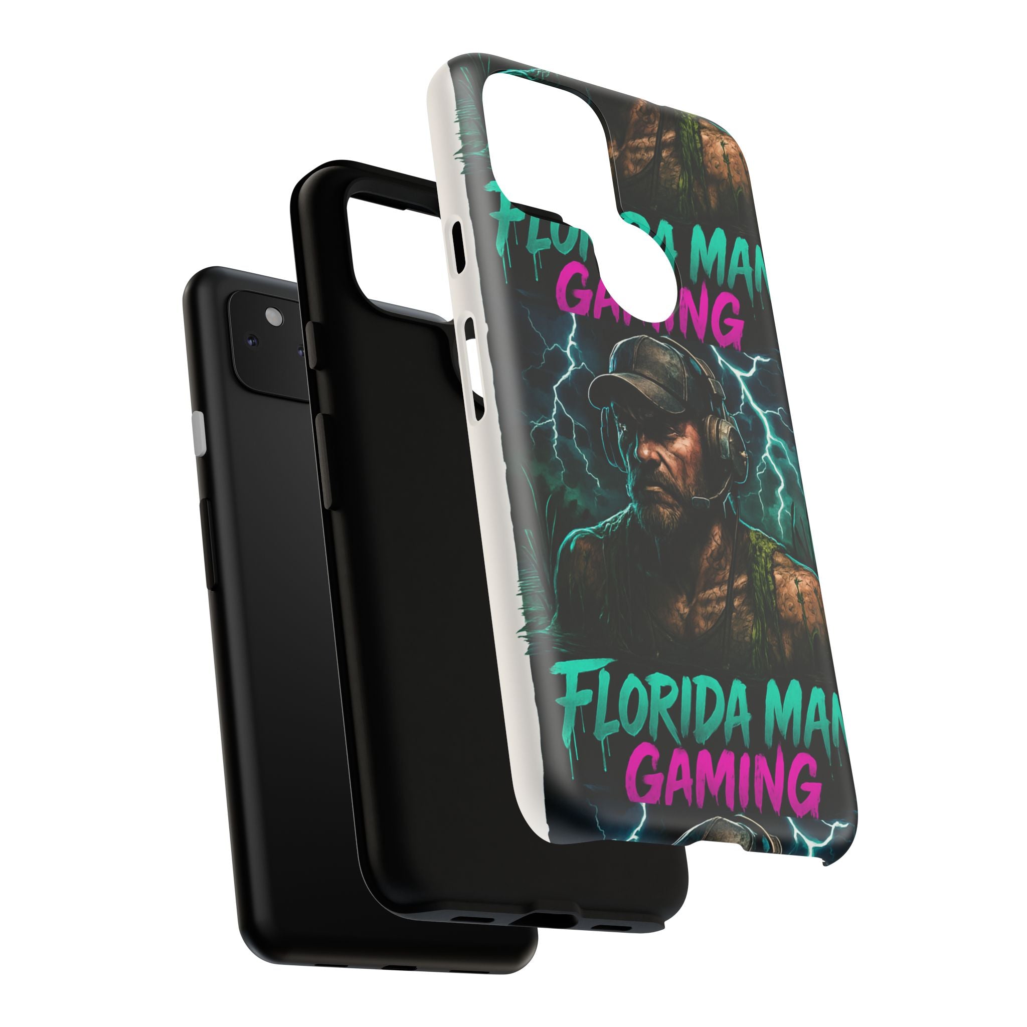 Phone Case - Florida Man Gaming Mascot Rising from the Swamp Tough Case