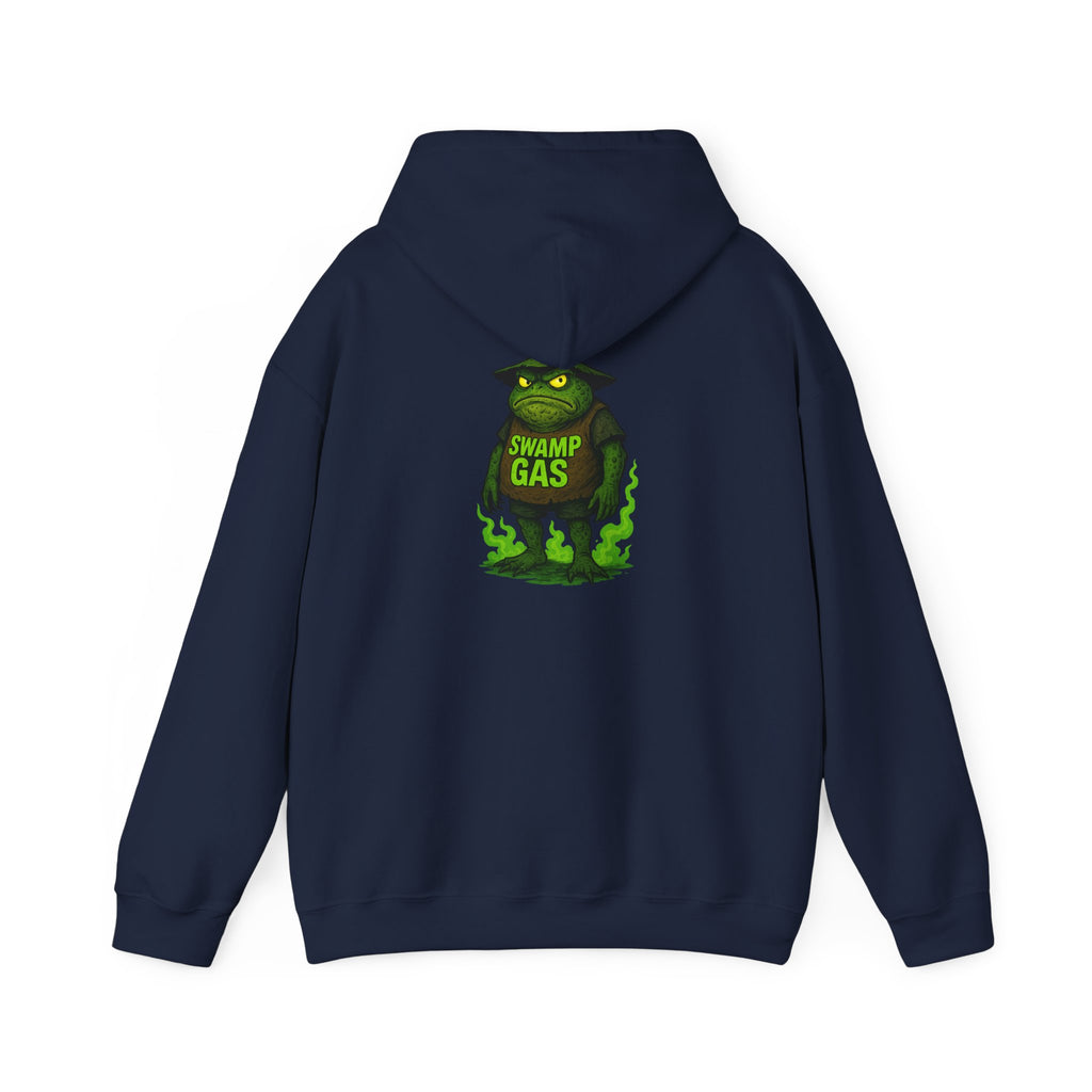 Swamp Gas Unisex Hoodie | Fun Gift for Halloween, Cozy Casual Wear, Unique Graphic Sweatshirt, Quirky Style, Perfect for Fall