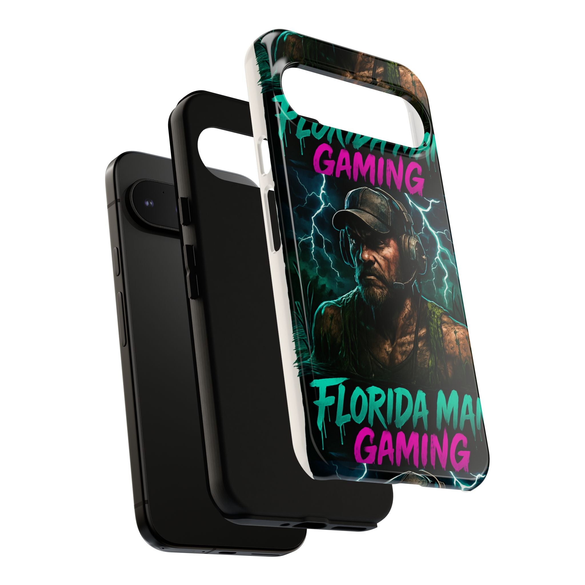 Phone Case - Florida Man Gaming Mascot Rising from the Swamp Tough Case