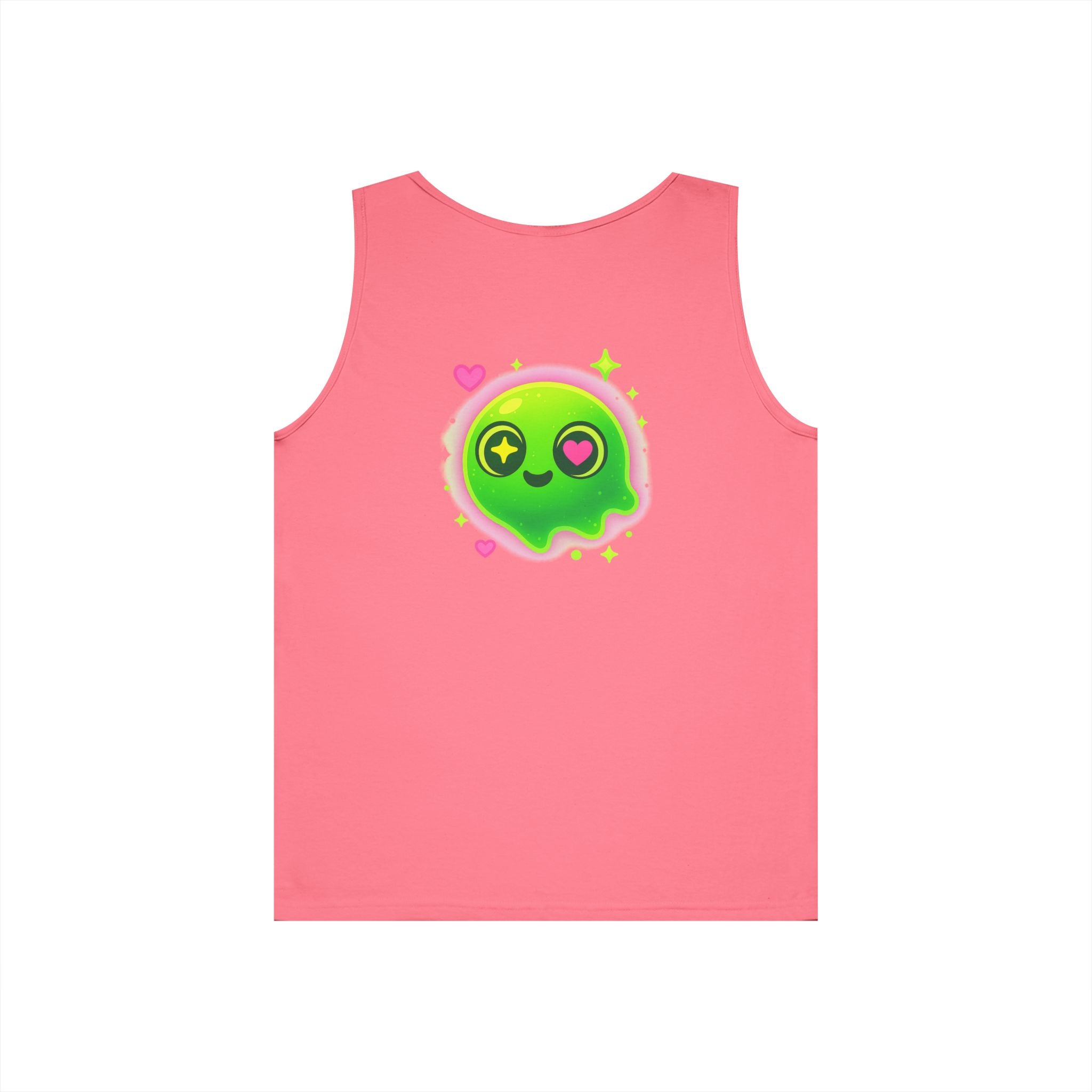 Cute Cartoon Glow-in-the-Dark Tank Top, Summer Outfit, LGBTQ+ Pride Wear, Festival Attire, Funny Gift for Teens, Casual Wear