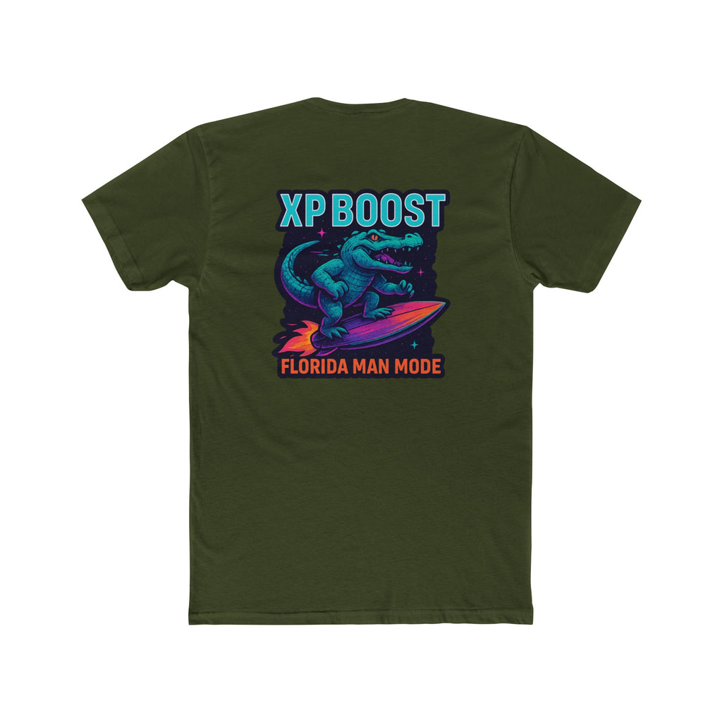 Florida Man Crew Tee: Gaming Humor Shirt, Fun Gift for Gamers, Unisex Tee for Parties, Retro Style Casual Wear, Unique Birthday Present