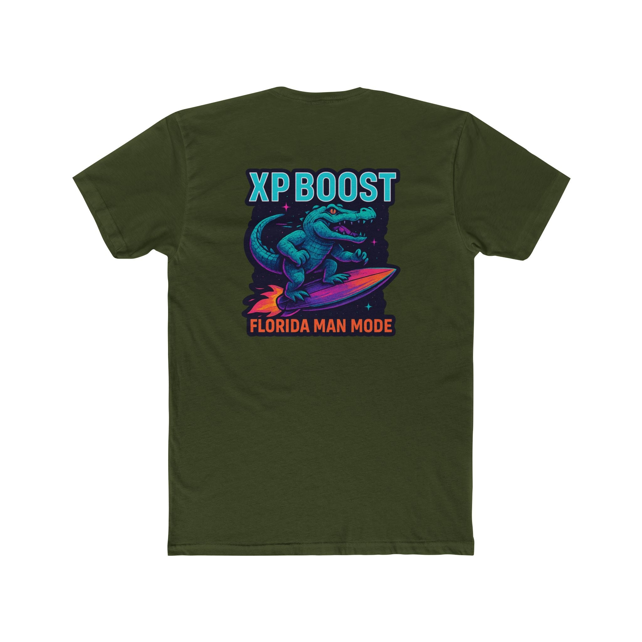 Florida Man Crew Tee: Gaming Humor Shirt, Fun Gift for Gamers, Unisex Tee for Parties, Retro Style Casual Wear, Unique Birthday Present