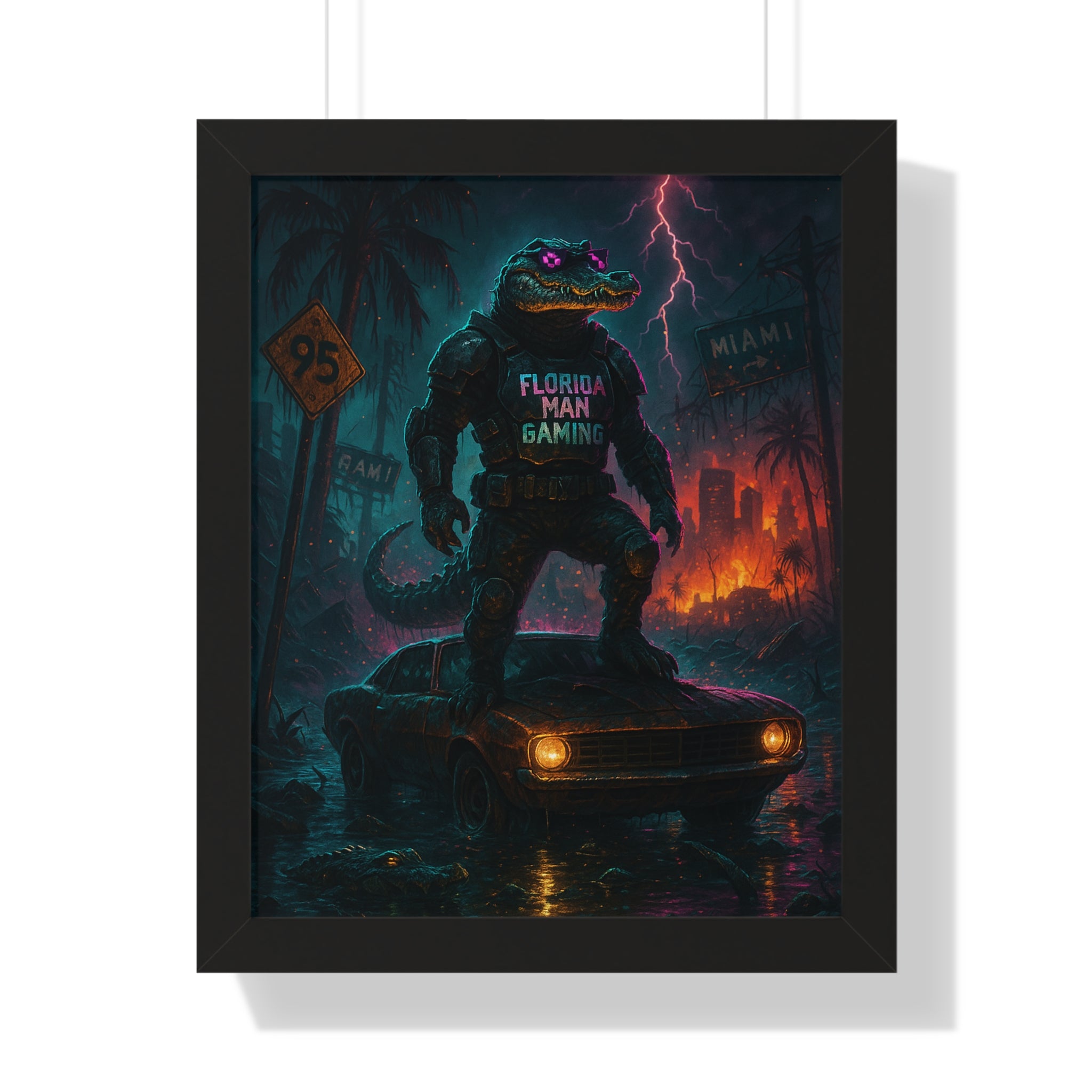 Framed Vertical Poster