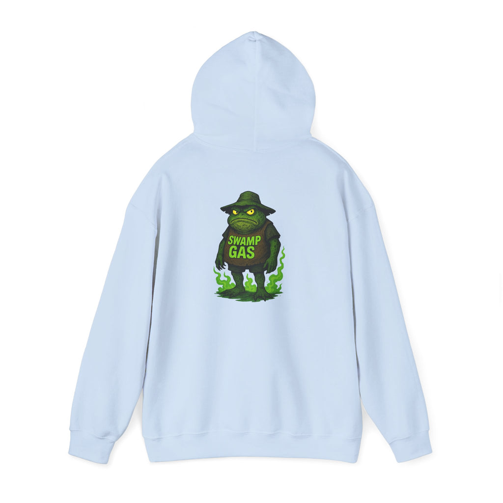 Swamp Gas Unisex Hoodie | Fun Gift for Halloween, Cozy Casual Wear, Unique Graphic Sweatshirt, Quirky Style, Perfect for Fall