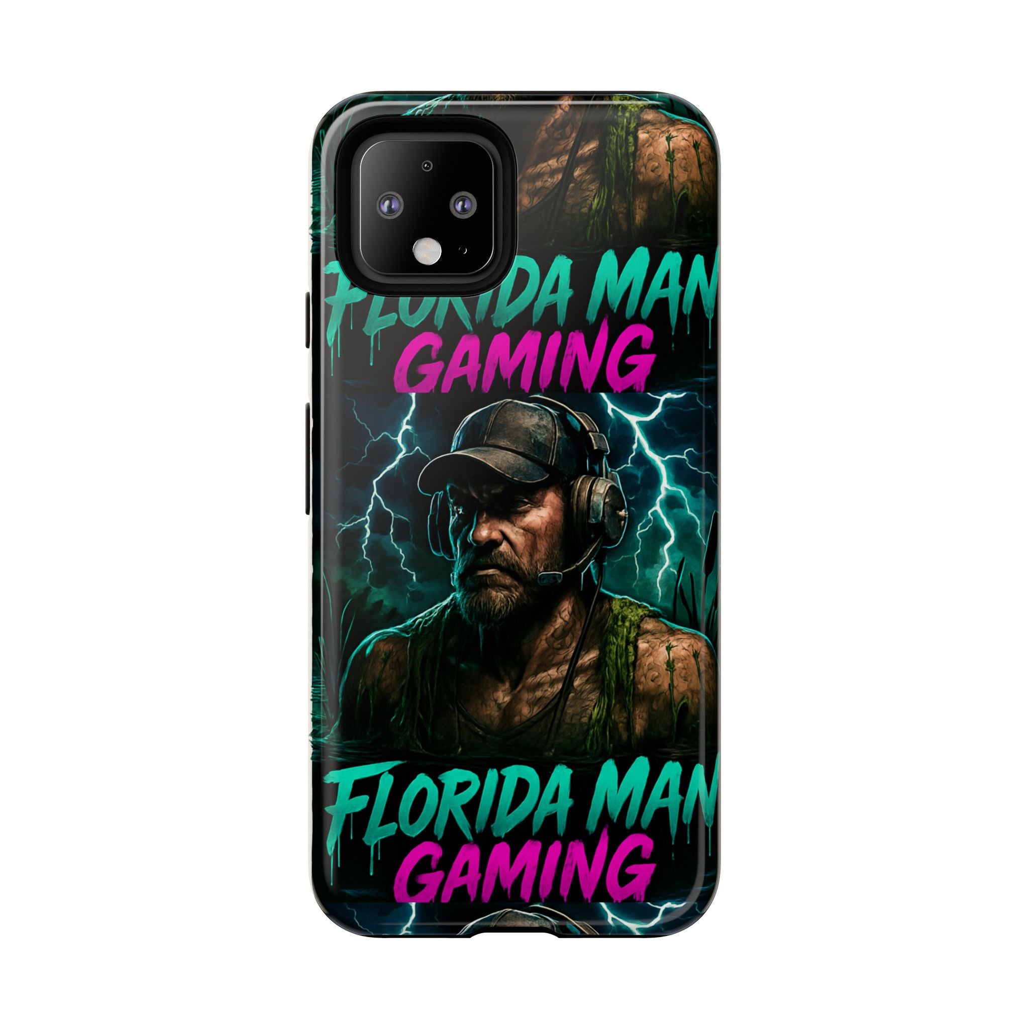 Phone Case - Florida Man Gaming Mascot Rising from the Swamp Tough Case