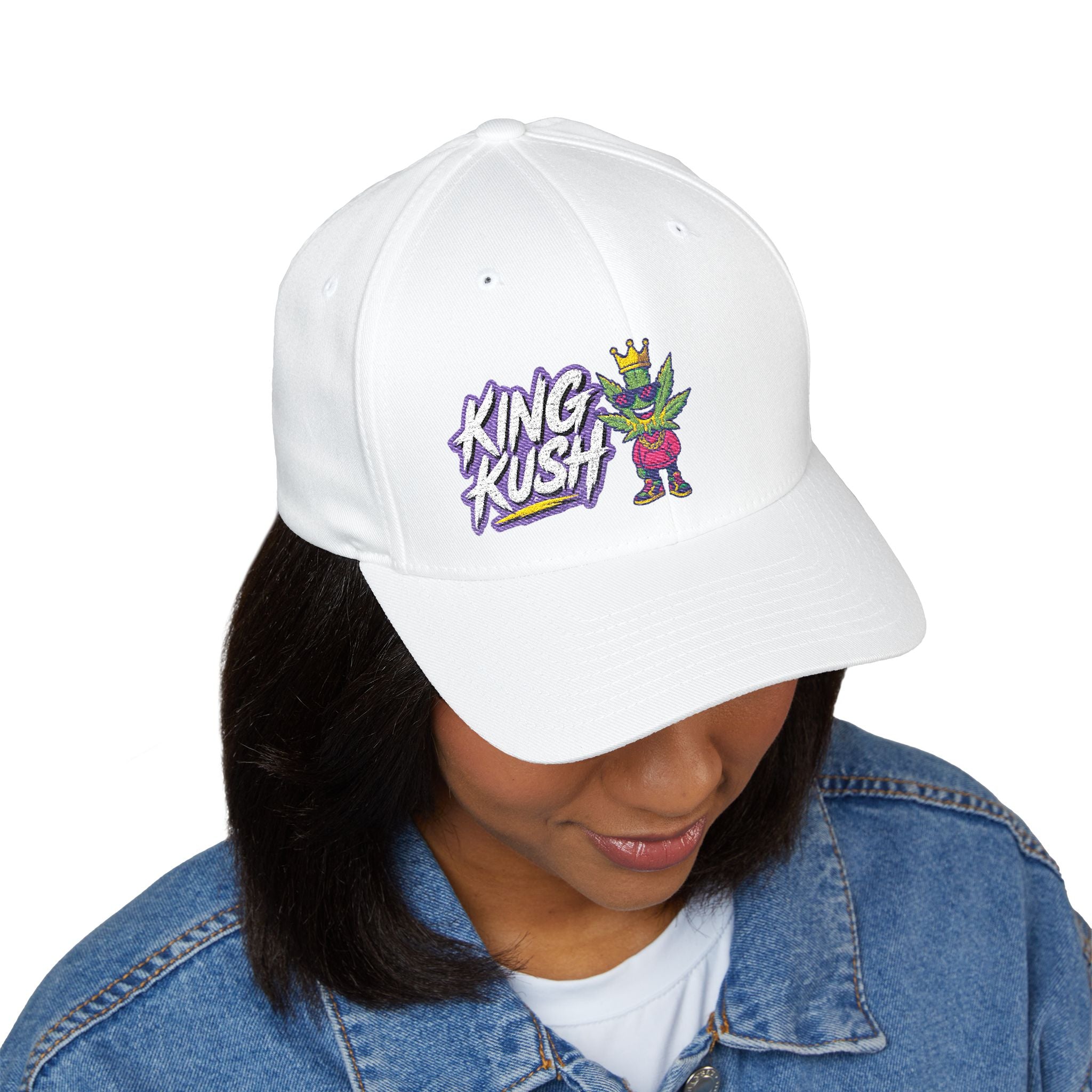 King Rush Embroidered Cap, Fun Gift for Gamers, Casual Streetwear, Fashion Accessories, Birthday Present, Outdoor Activities