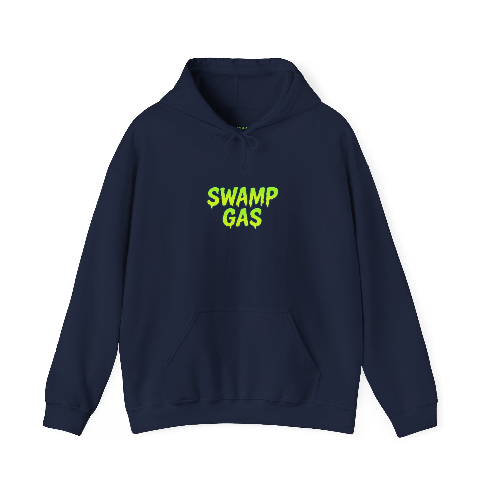 Swamp Gas Unisex Hoodie, Fun Graphic Sweatshirt, Gift for Halloween, Unique Streetwear, Cozy Layering Piece