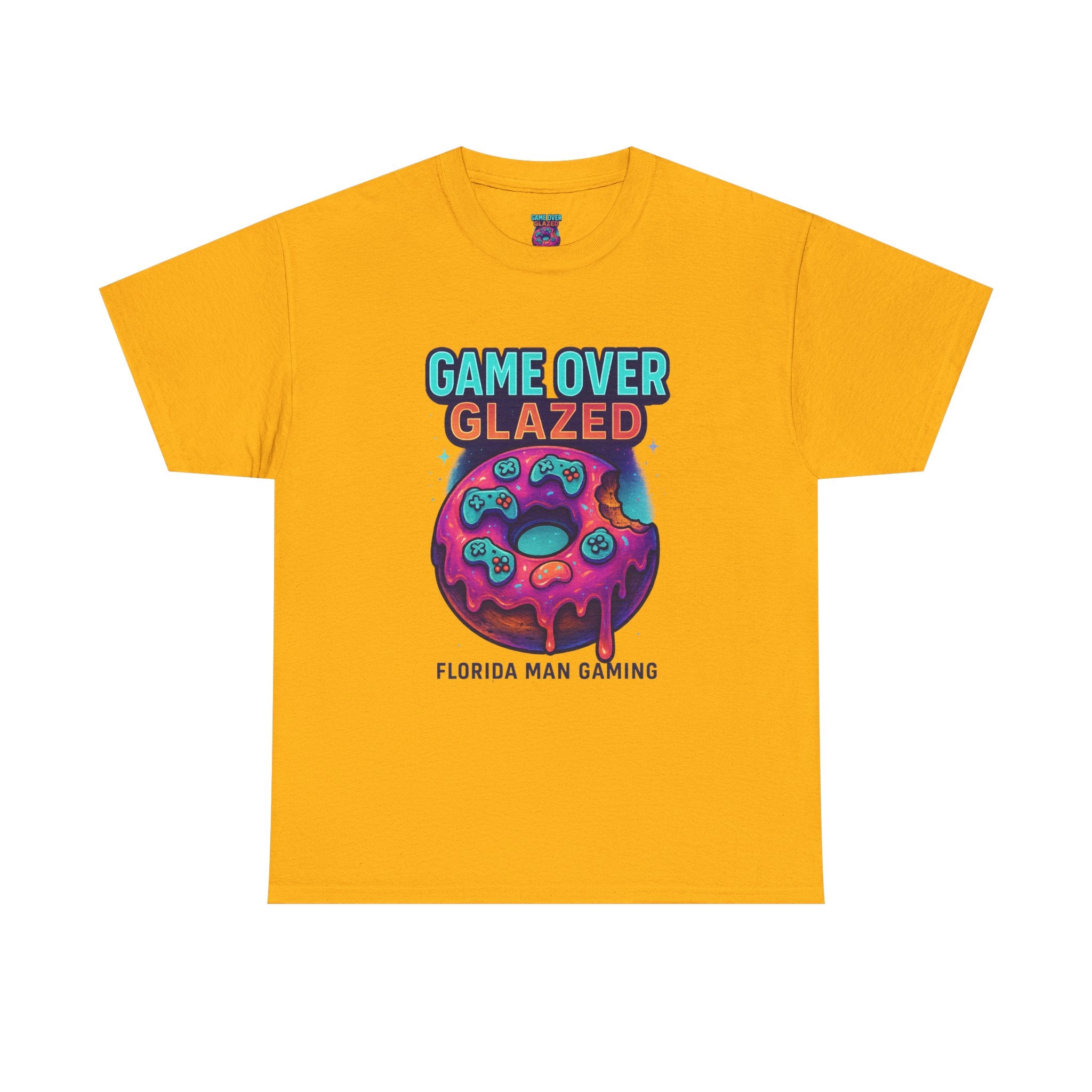 Gaming Graphic Tee for Retro Fun Lovers, Perfect for Gifts, Casual Wear, Gaming Events, Game Over Design