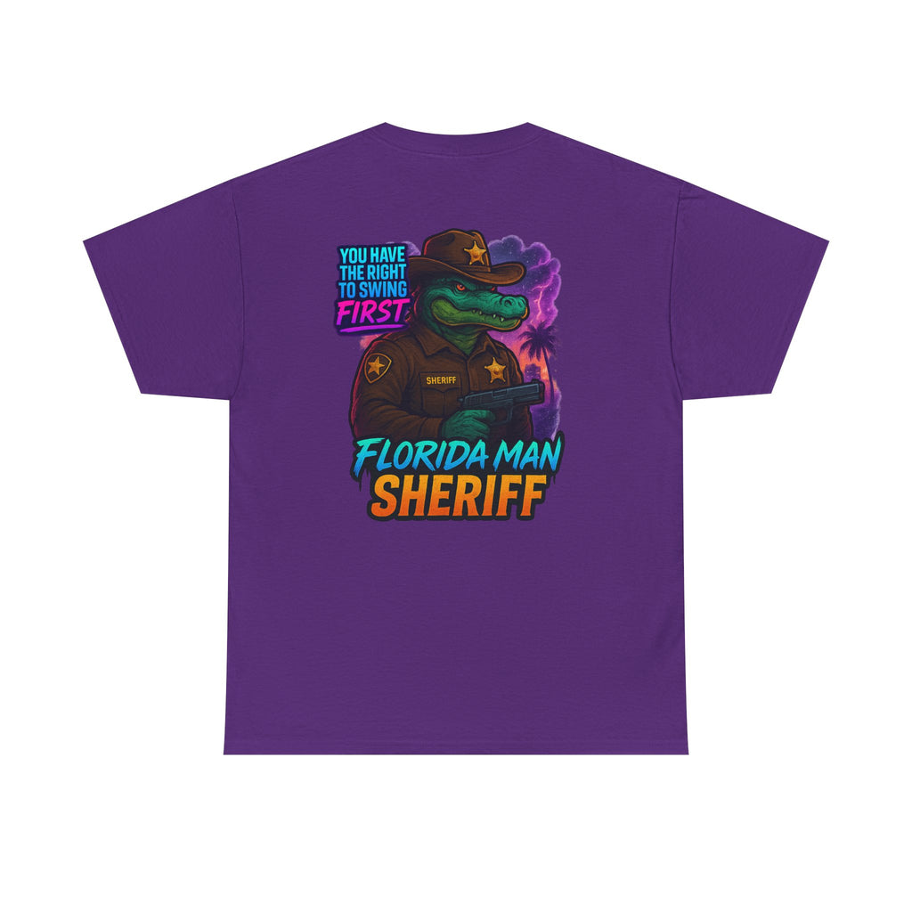 Florida Man Sheriff Tee - Fun Unisex Cotton T-Shirt, Graphic Tee for Florida Lovers, Gift for Dads, Unique Humor Shirt, Casual Wear