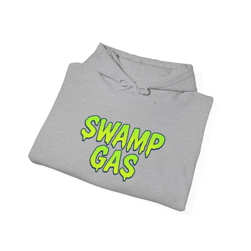 Swamp Gas Unisex Hoodie | Eco-Friendly Streetwear | Fun Graphic Sweatshirt for Casual Style, Perfect Gift, Fall Fashion, Halloween
