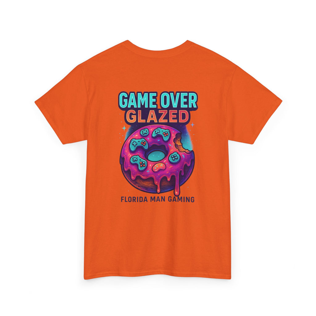 Gaming Graphic Tee for Retro Fun Lovers, Perfect for Gifts, Casual Wear, Gaming Events, Game Over Design