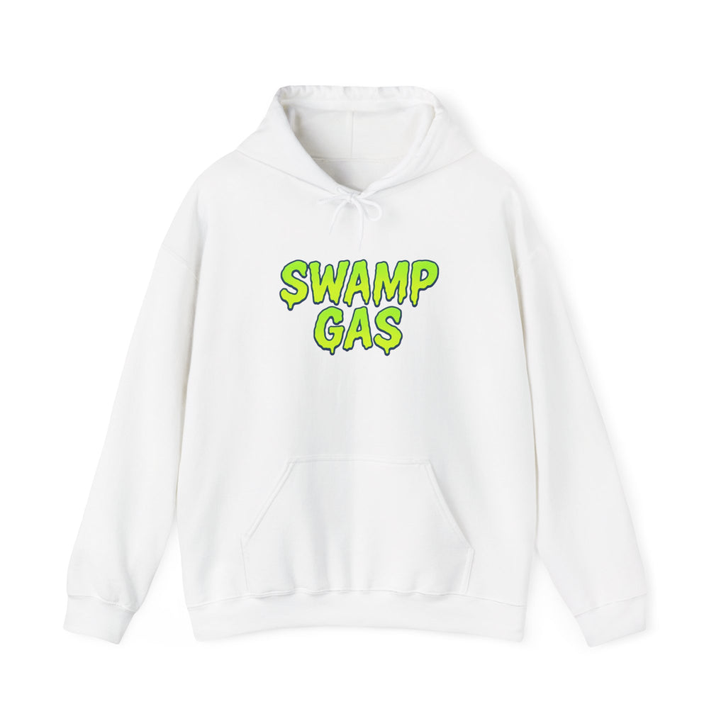 Swamp Gas Unisex Hoodie, Funny Graphic Sweatshirt, Eco-Friendly Apparel, Comfortable Casual Wear, Perfect for Fall Fashion