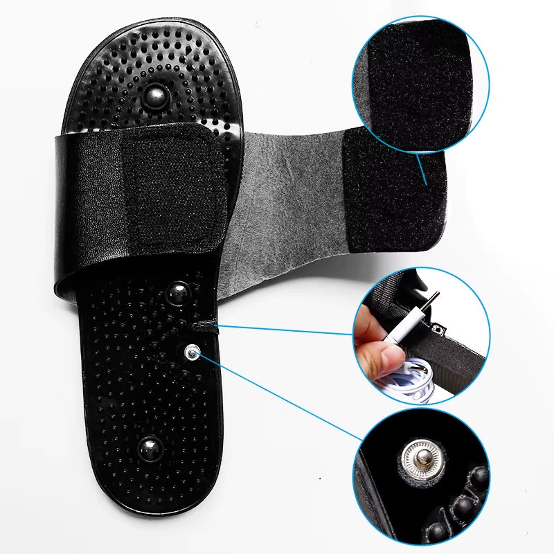 Foot Massage Slippers Foot Reflexology TENS EMS Acupuncture Therapy Massager Accessories Electrode Massage Body Feet Relaxing