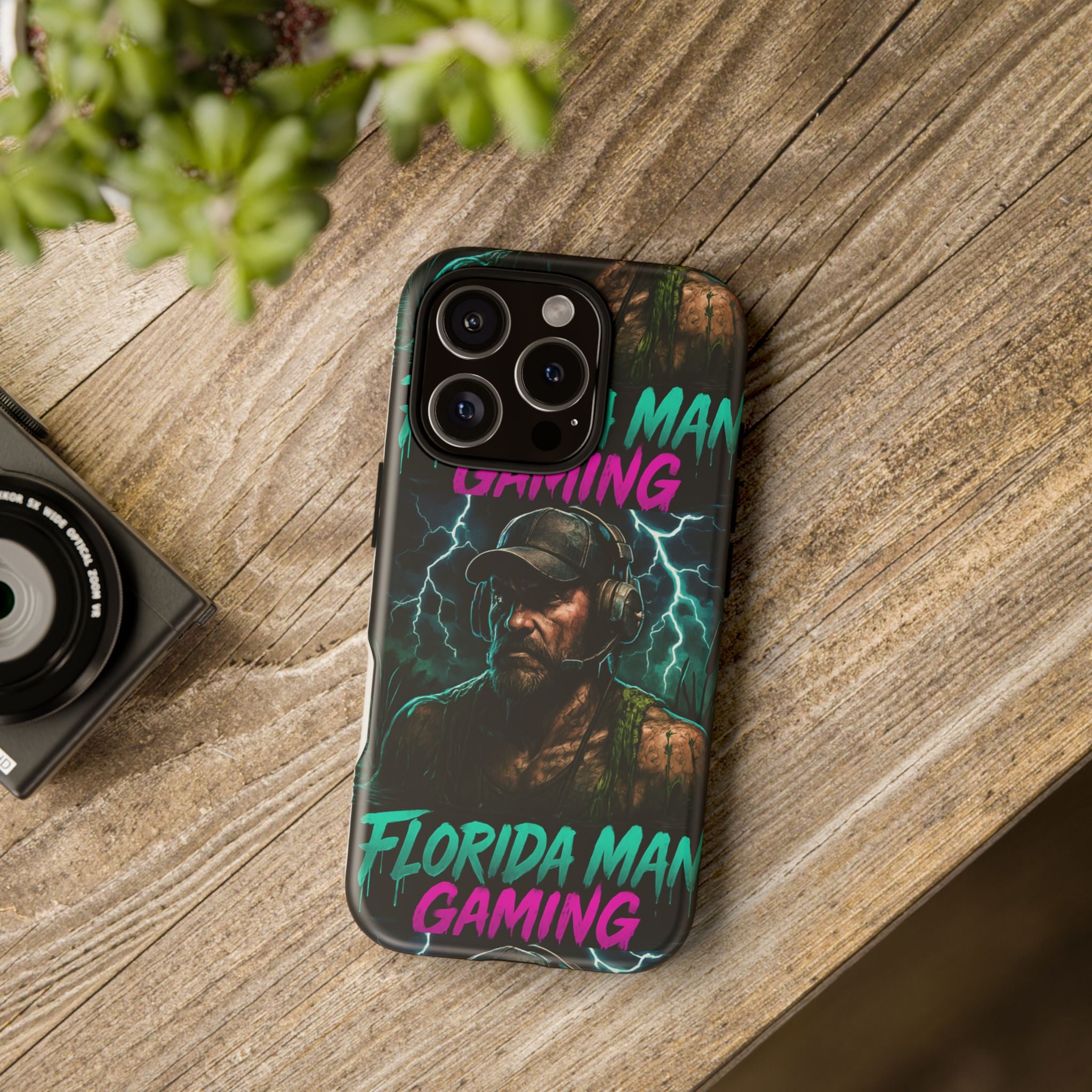 Phone Case - Florida Man Gaming Mascot Rising from the Swamp Tough Case