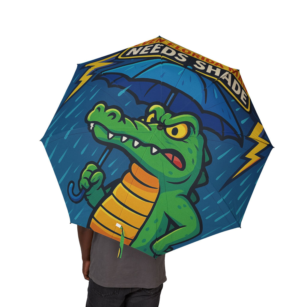 Foldable Umbrella — Florida Man Needs Shade Alligator Graphic
