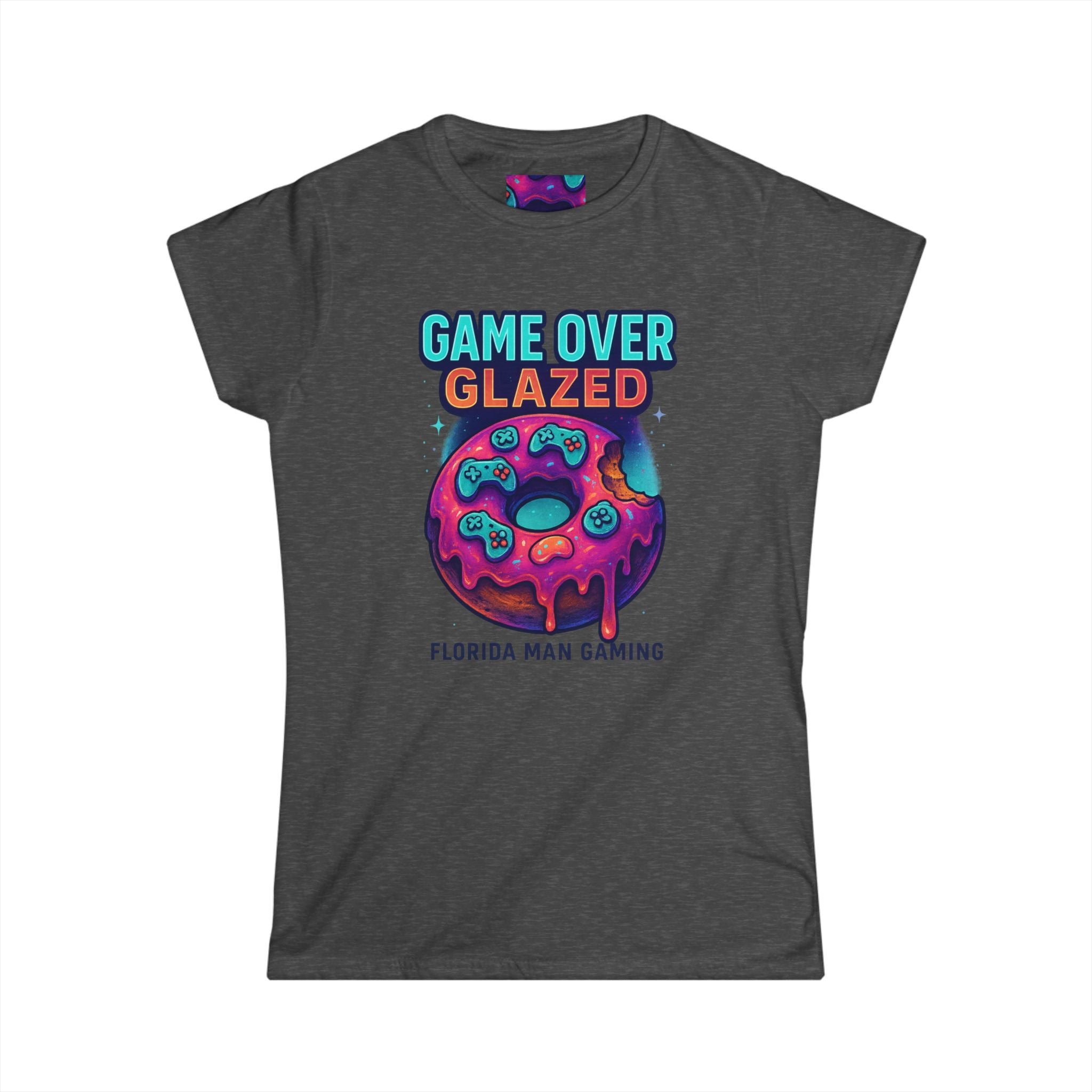 Gaming-Inspired Women's Softstyle Tee - Perfect for Gamers, Nerds, Birthday Gifts, Gaming Events, Casual Wear