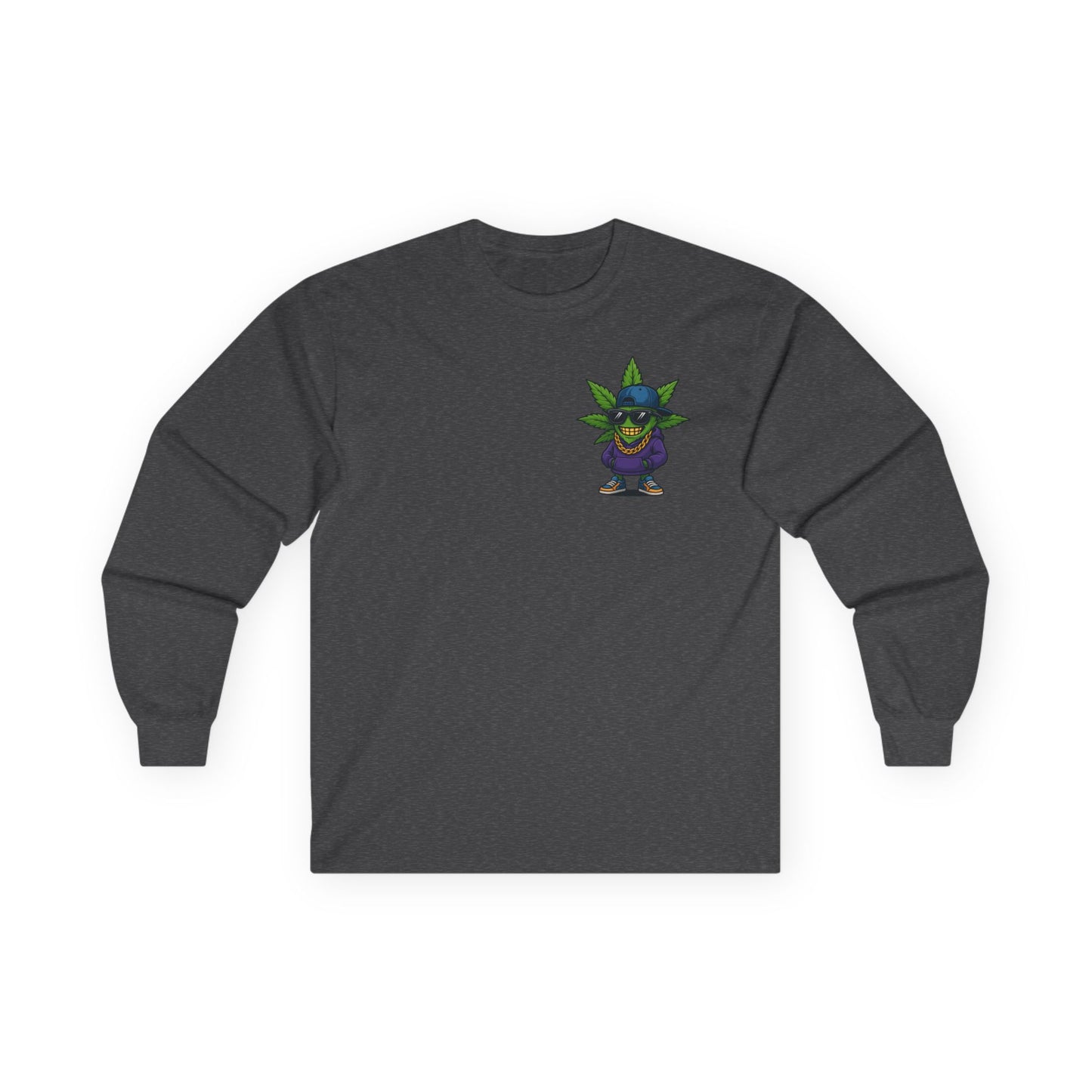 Florida Man Gaming Long Sleeve Tee - Unisex Cotton Shirt for Gamers, Halloween, Gift, Streetwear, Weed Culture
