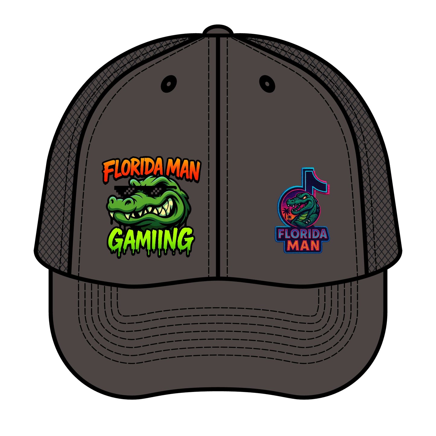 Florida Man Gaming Trucker Hat | Retro Style | Perfect for Gamers, Gift for Friends, Outdoor Events, Fun and Casual Wear