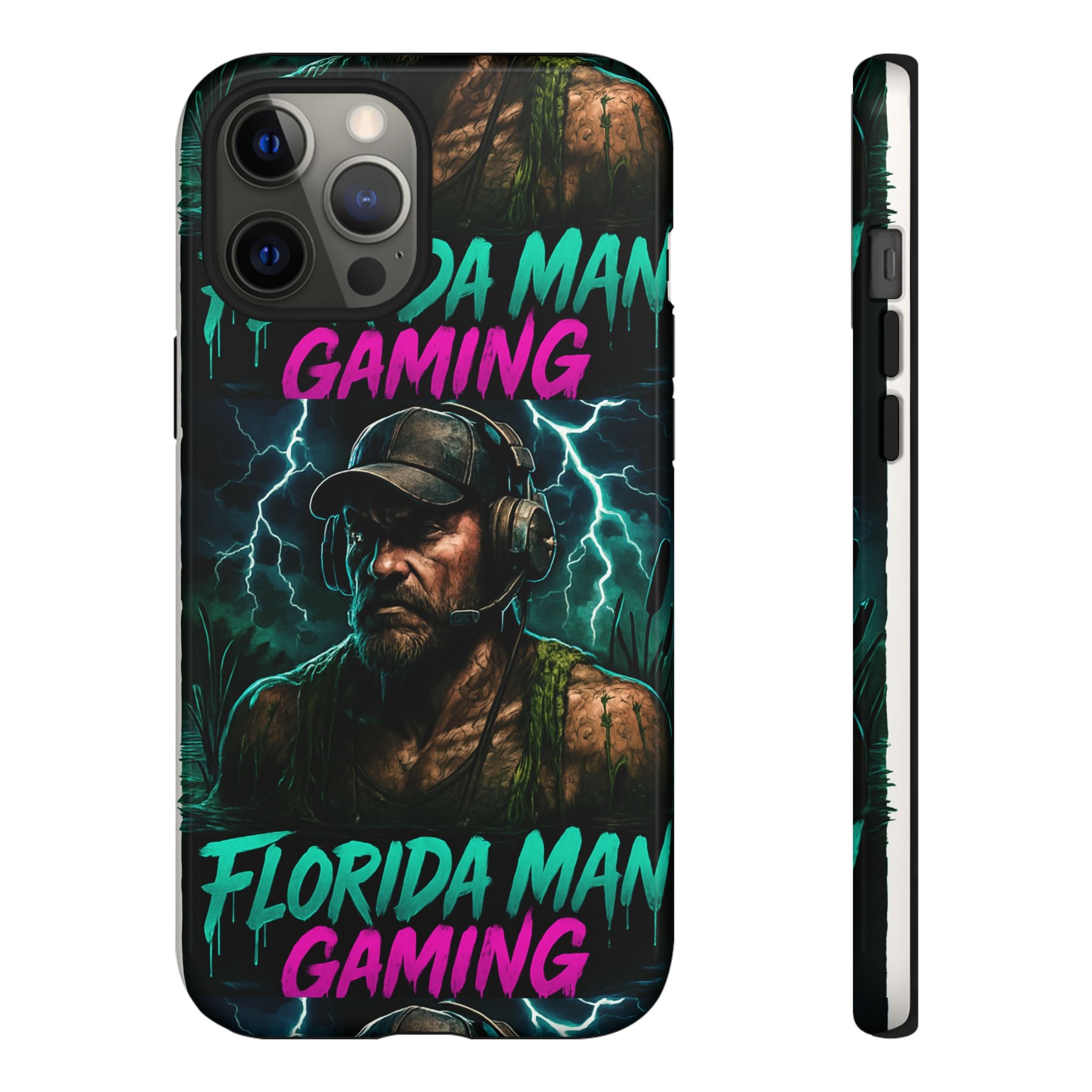 Phone Case - Florida Man Gaming Mascot Rising from the Swamp Tough Case