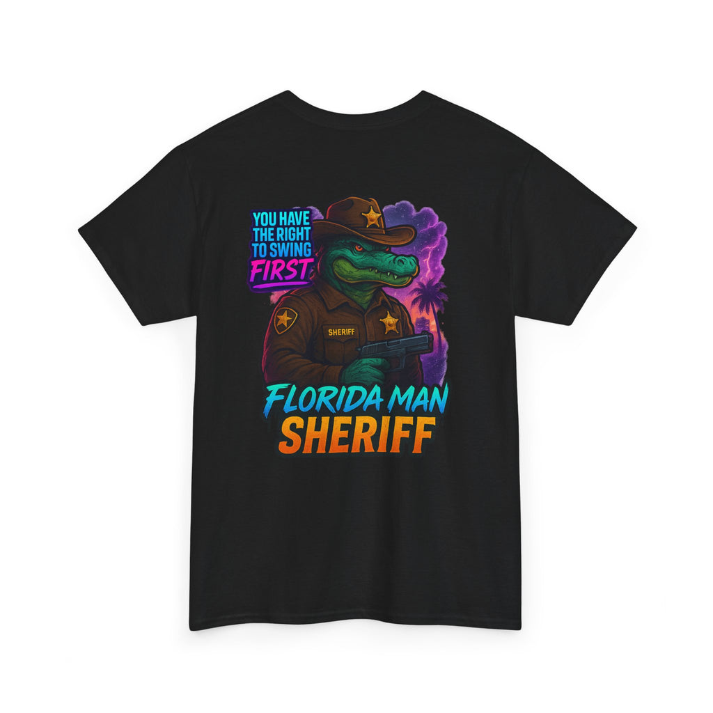 Florida Man Sheriff Tee - Fun Unisex Cotton T-Shirt, Graphic Tee for Florida Lovers, Gift for Dads, Unique Humor Shirt, Casual Wear