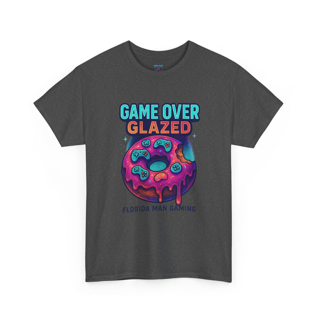 Gaming Graphic Tee for Retro Fun Lovers, Perfect for Gifts, Casual Wear, Gaming Events, Game Over Design