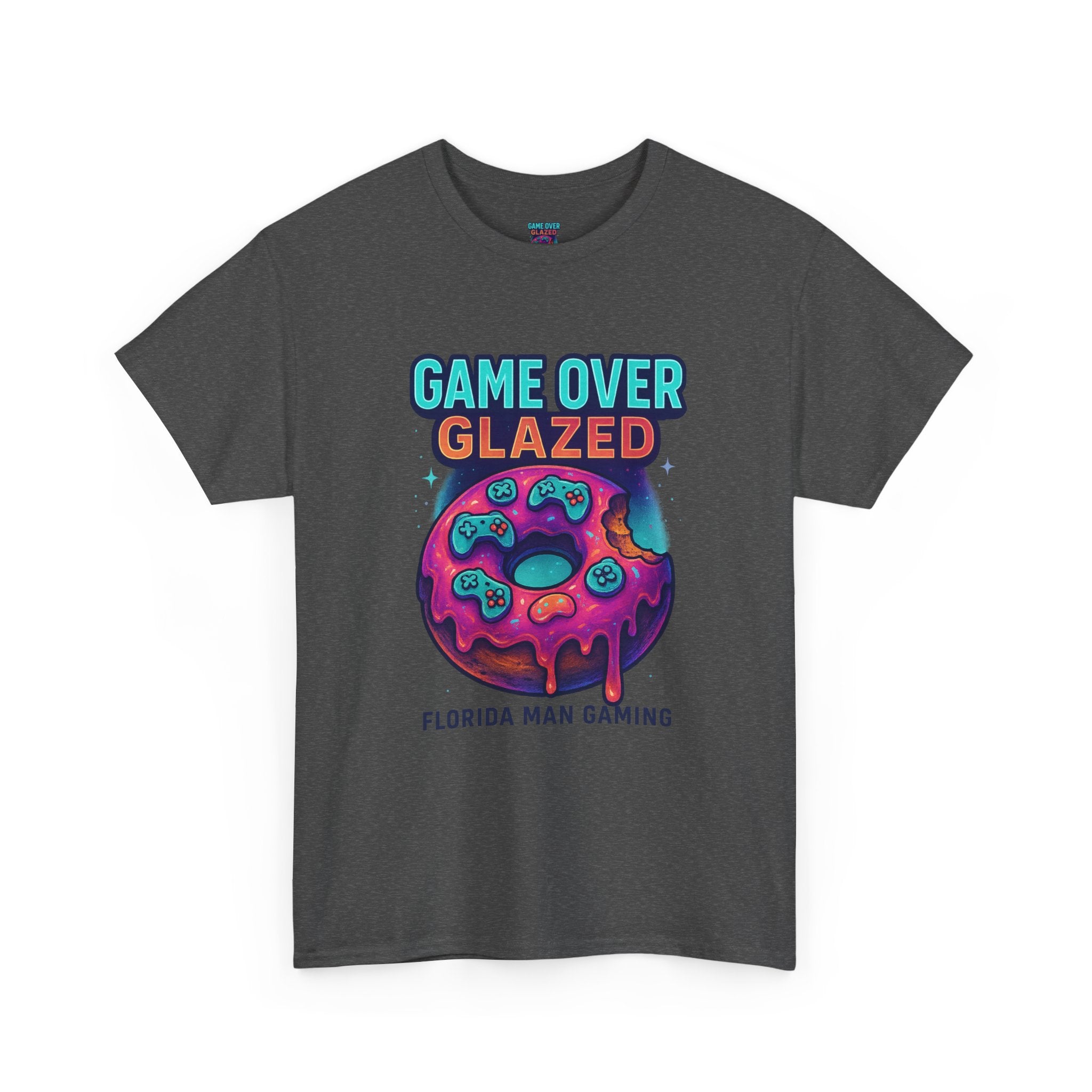 Gaming Graphic Tee for Retro Fun Lovers, Perfect for Gifts, Casual Wear, Gaming Events, Game Over Design