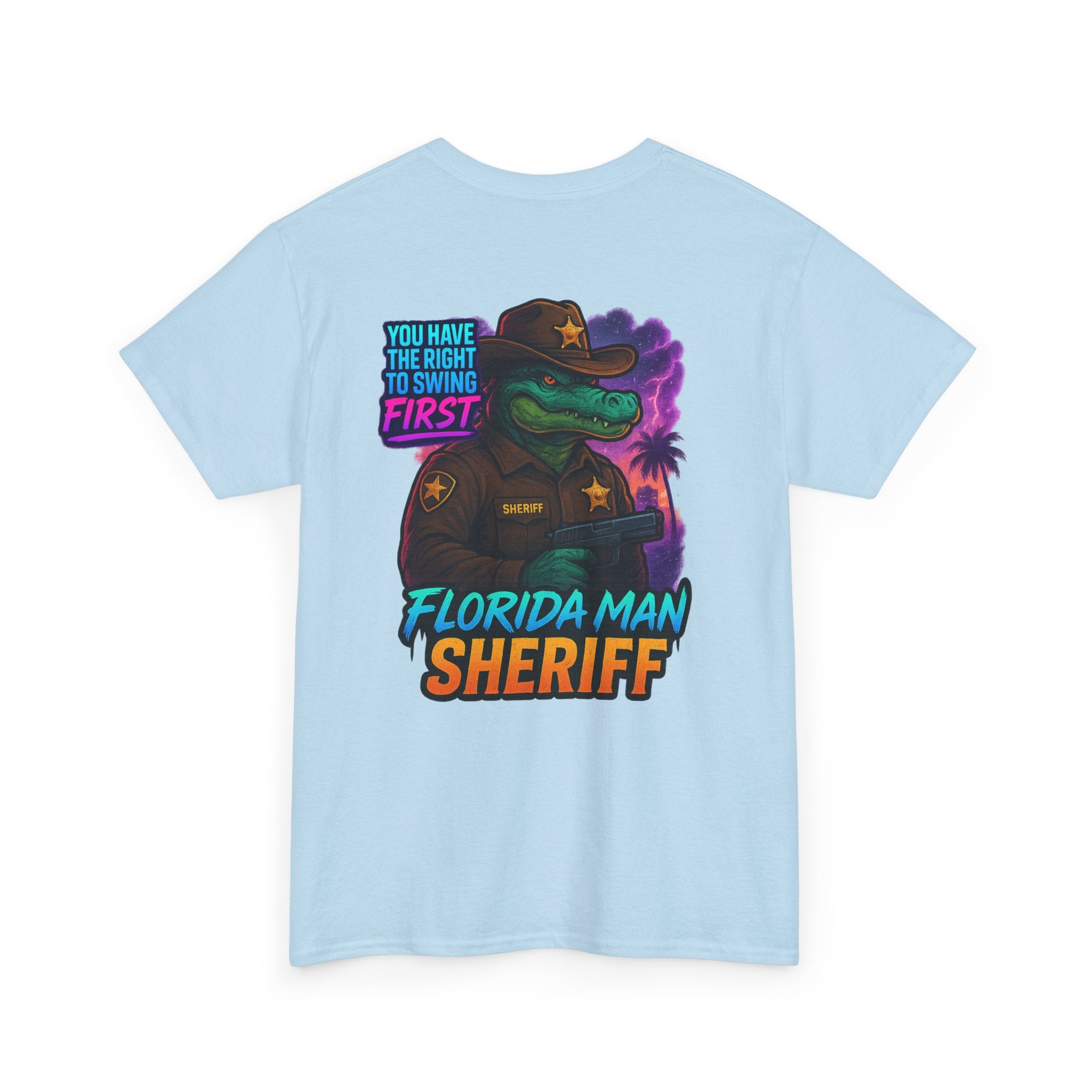 Florida Man Sheriff Tee - Fun Unisex Cotton T-Shirt, Graphic Tee for Florida Lovers, Gift for Dads, Unique Humor Shirt, Casual Wear