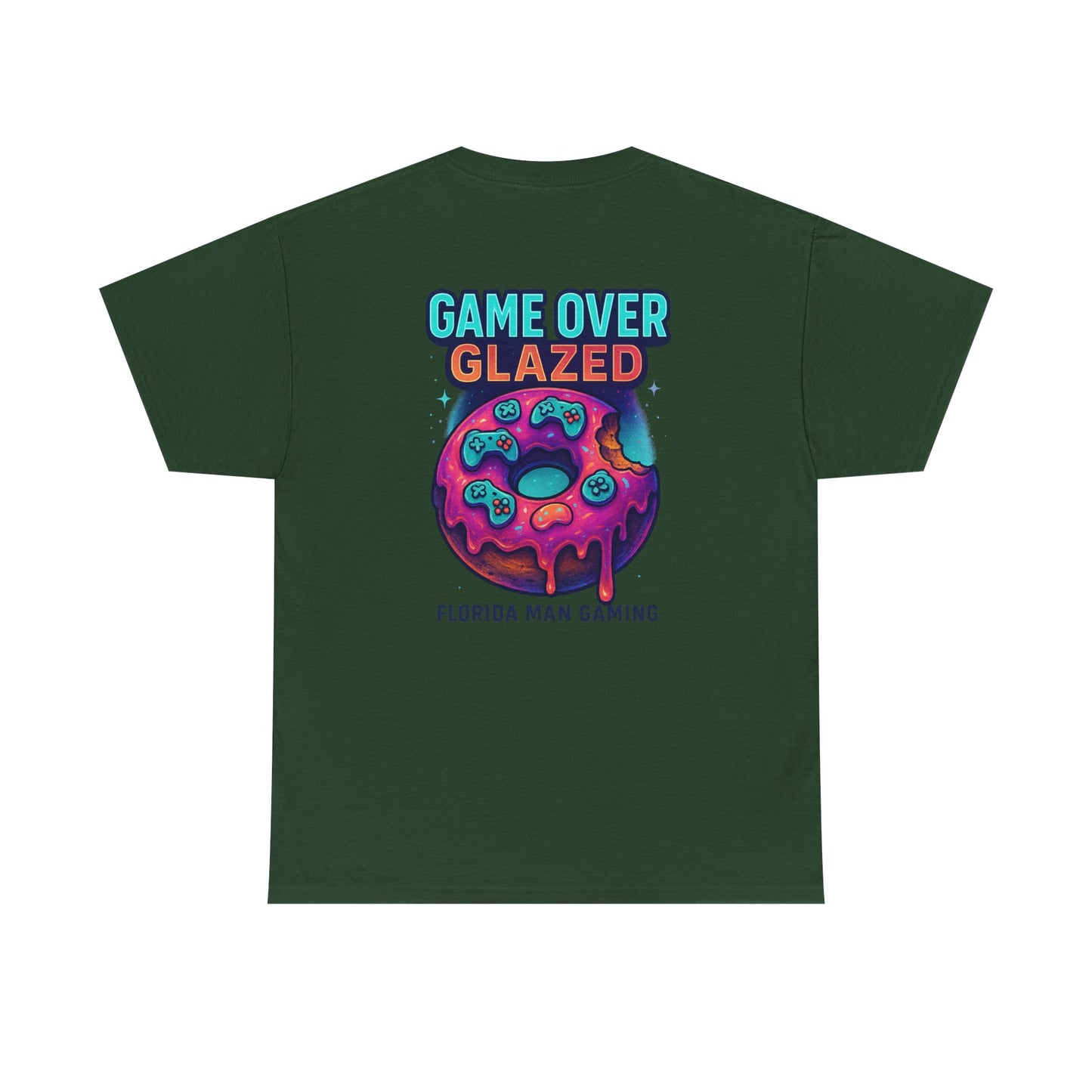 Gaming Graphic Tee for Retro Fun Lovers, Perfect for Gifts, Casual Wear, Gaming Events, Game Over Design