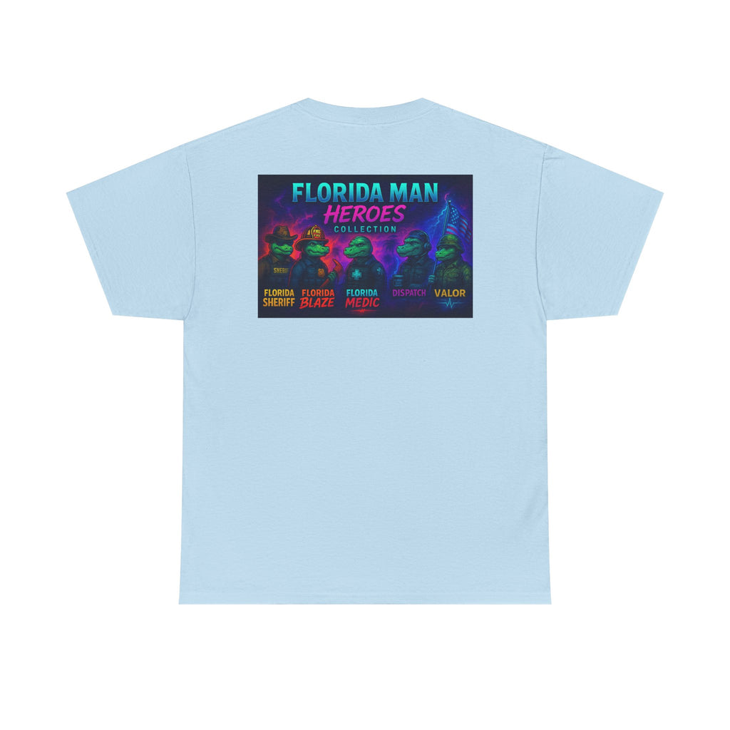 Florida Man Heroes Unisex Tee | Fun Graphic Shirt, Unique Gift, Florida Pride, Casual Style, Funny Tee