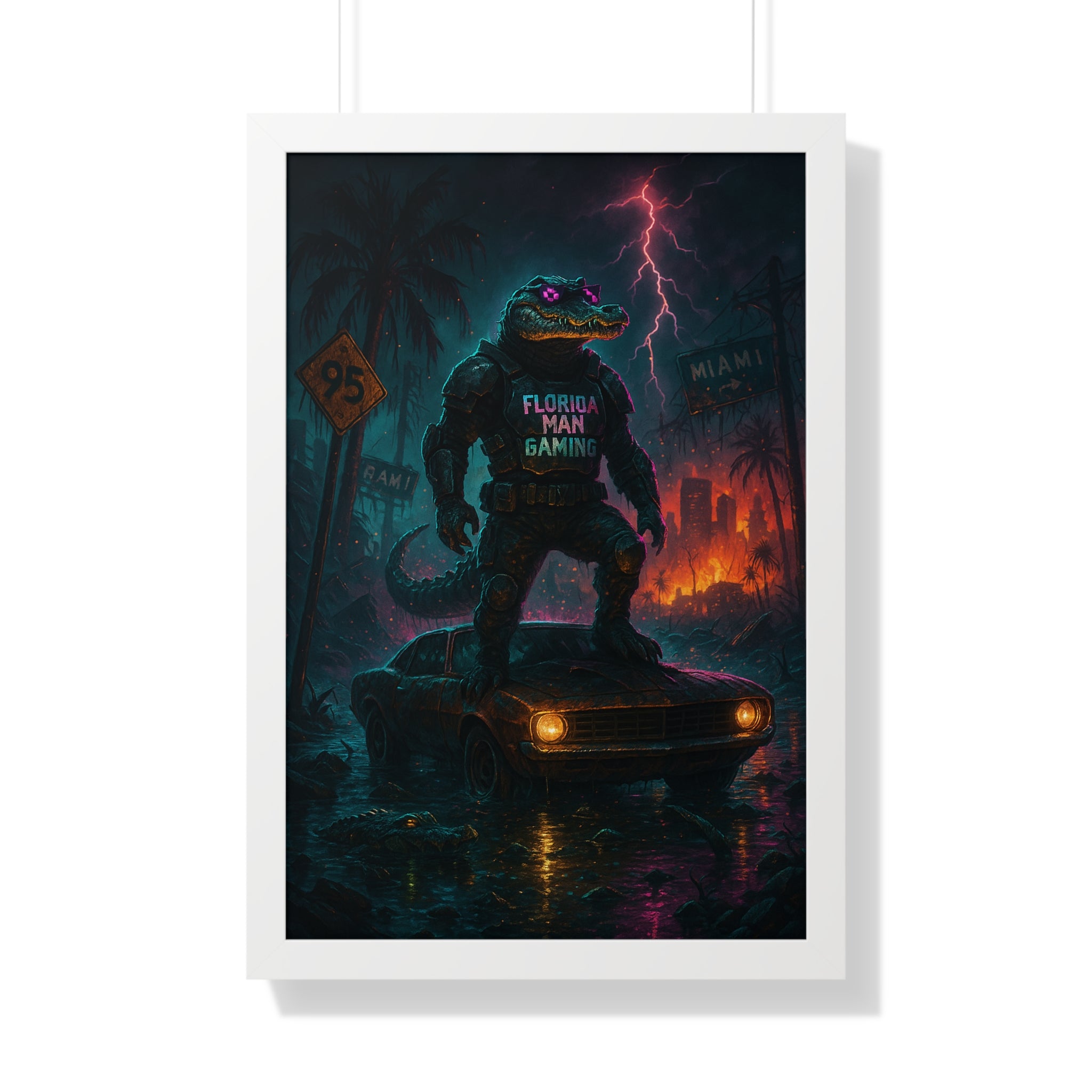 Framed Vertical Poster