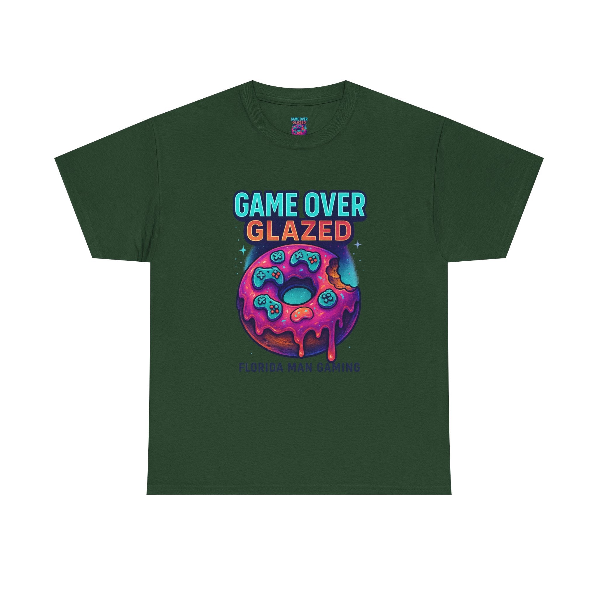 Gaming Graphic Tee for Retro Fun Lovers, Perfect for Gifts, Casual Wear, Gaming Events, Game Over Design