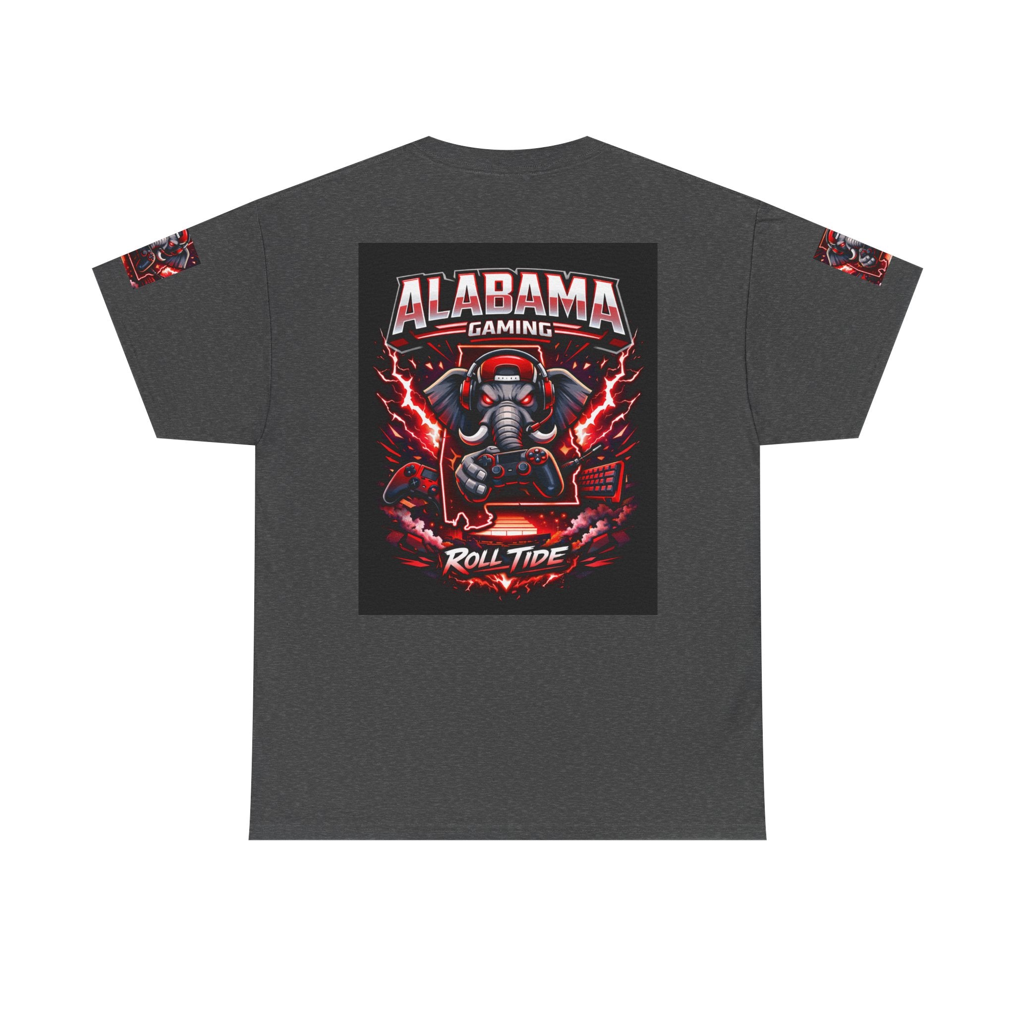 Alabama Gaming Tee — 'Roll Tide' Elephant Gamer Graphic Shirt
