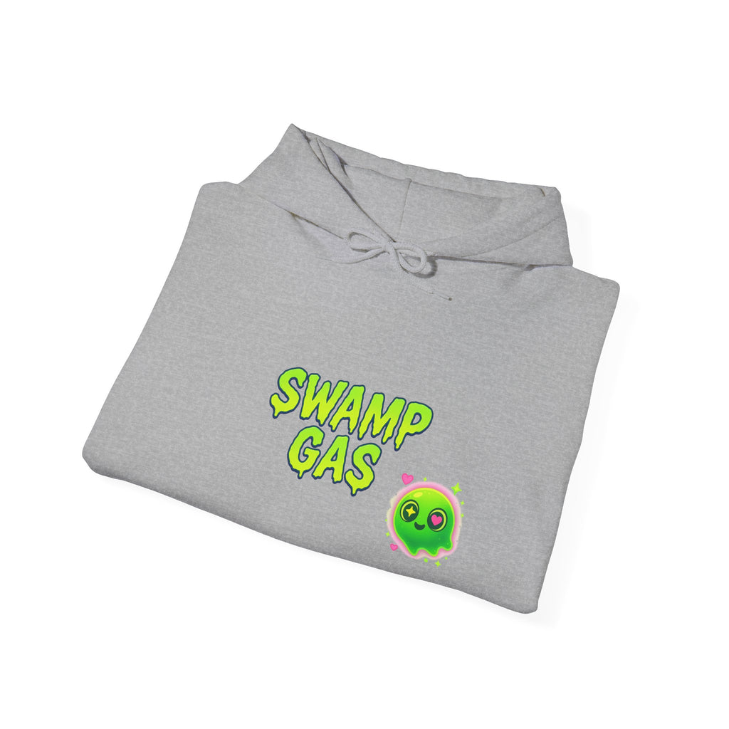 Cute Swamp Gas Hoodie, Unisex Sweatshirt, Gamer Gift, Green Slime Hoodie, Fun Casual Outfit, Halloween Costume