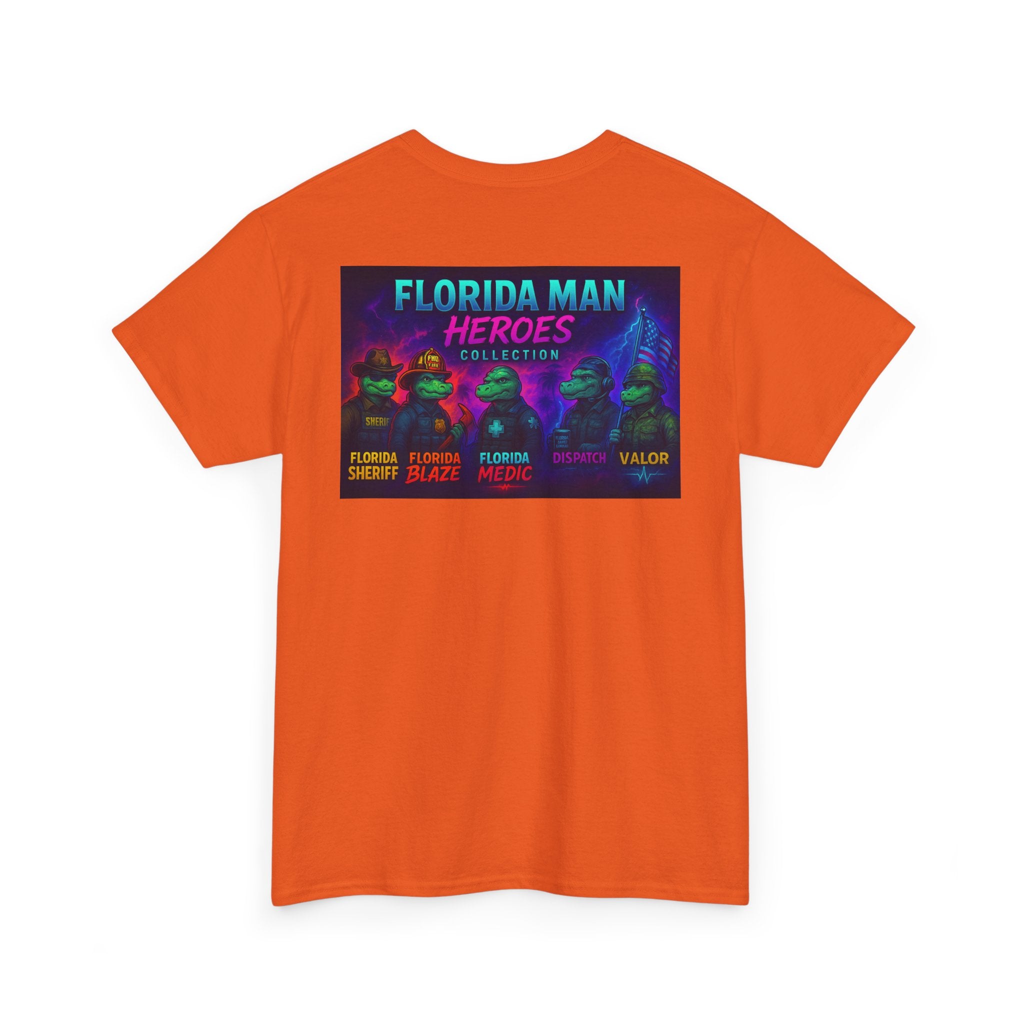 Florida Man Heroes Unisex Tee | Fun Graphic Shirt, Unique Gift, Florida Pride, Casual Style, Funny Tee