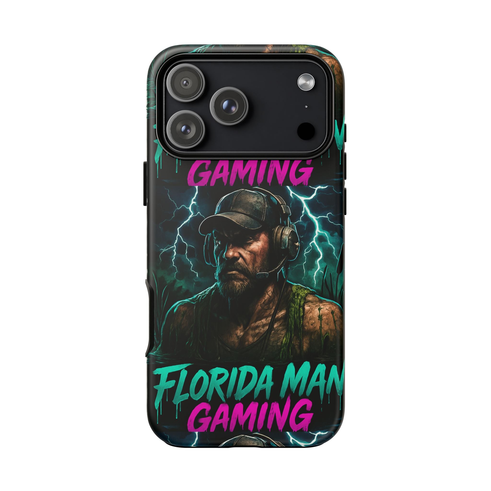 Phone Case - Florida Man Gaming Mascot Rising from the Swamp Tough Case