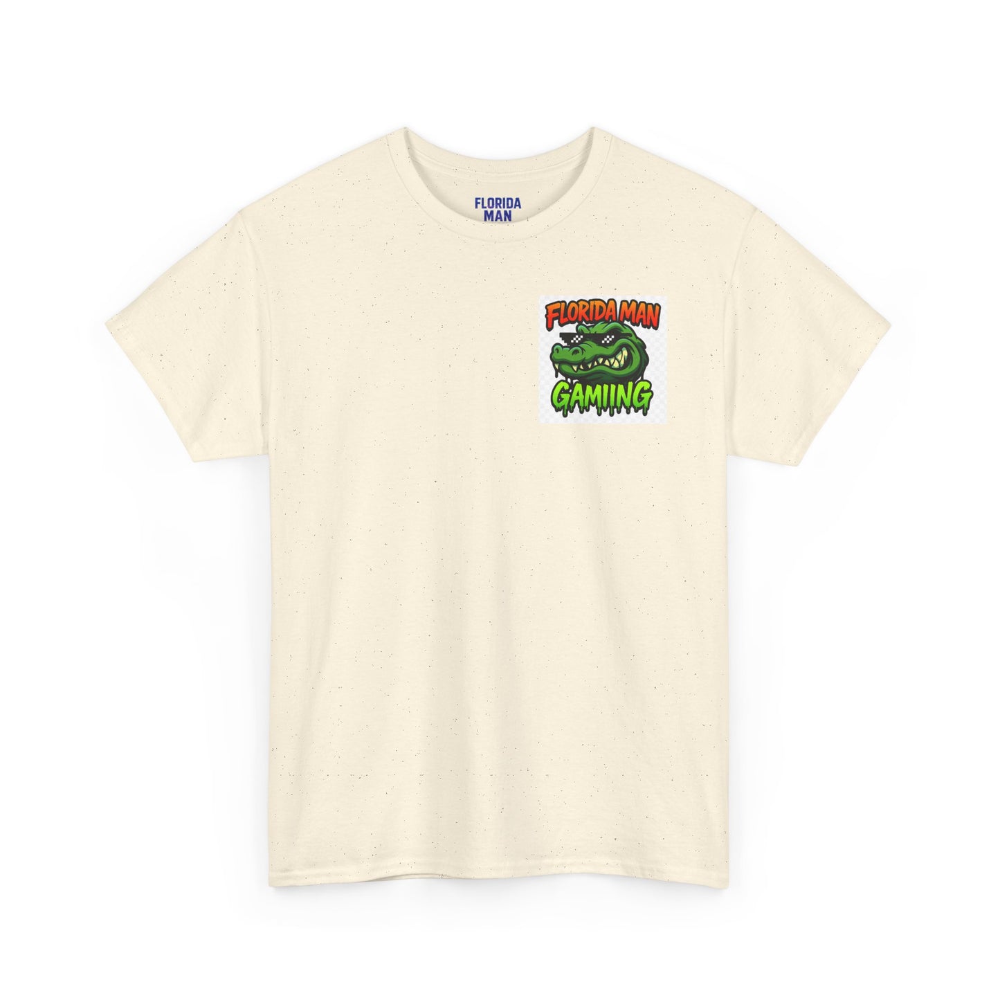 Florida Man Gaming Tee, Unisex Cotton Shirt, Fun Gaming Shirt, Casual Wear, Gift for Gamers, Trendy Graphic Tee