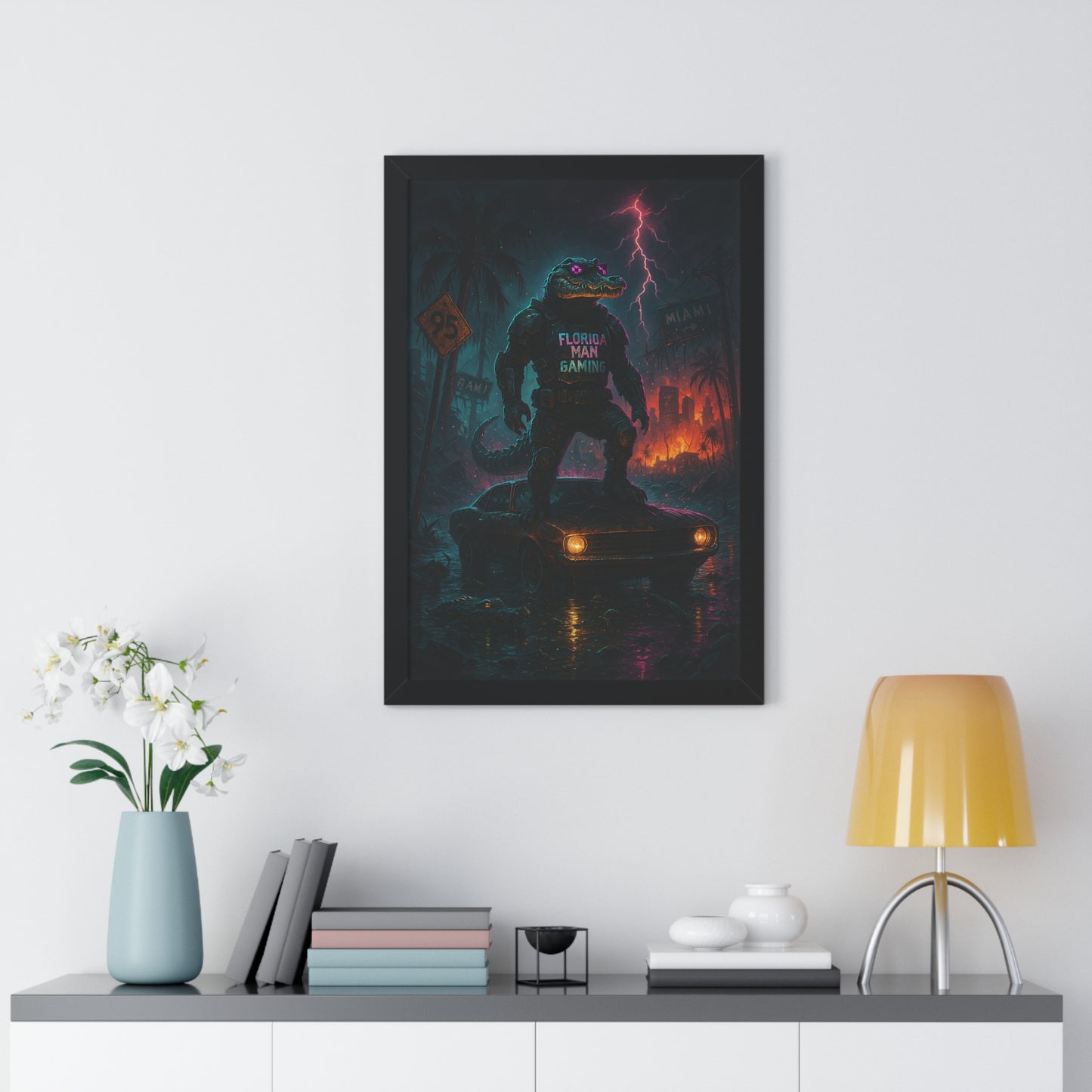 Framed Vertical Poster