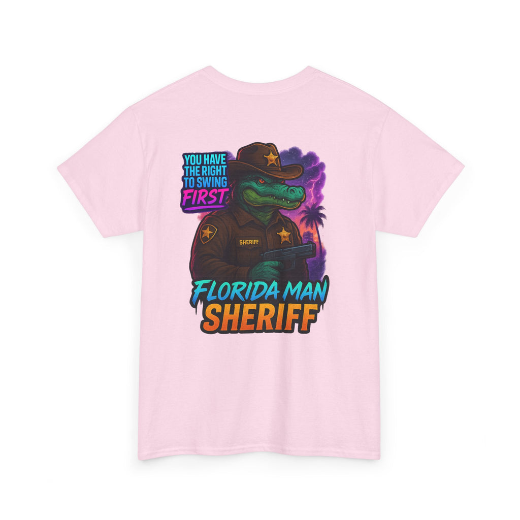Florida Man Sheriff Tee - Fun Unisex Cotton T-Shirt, Graphic Tee for Florida Lovers, Gift for Dads, Unique Humor Shirt, Casual Wear