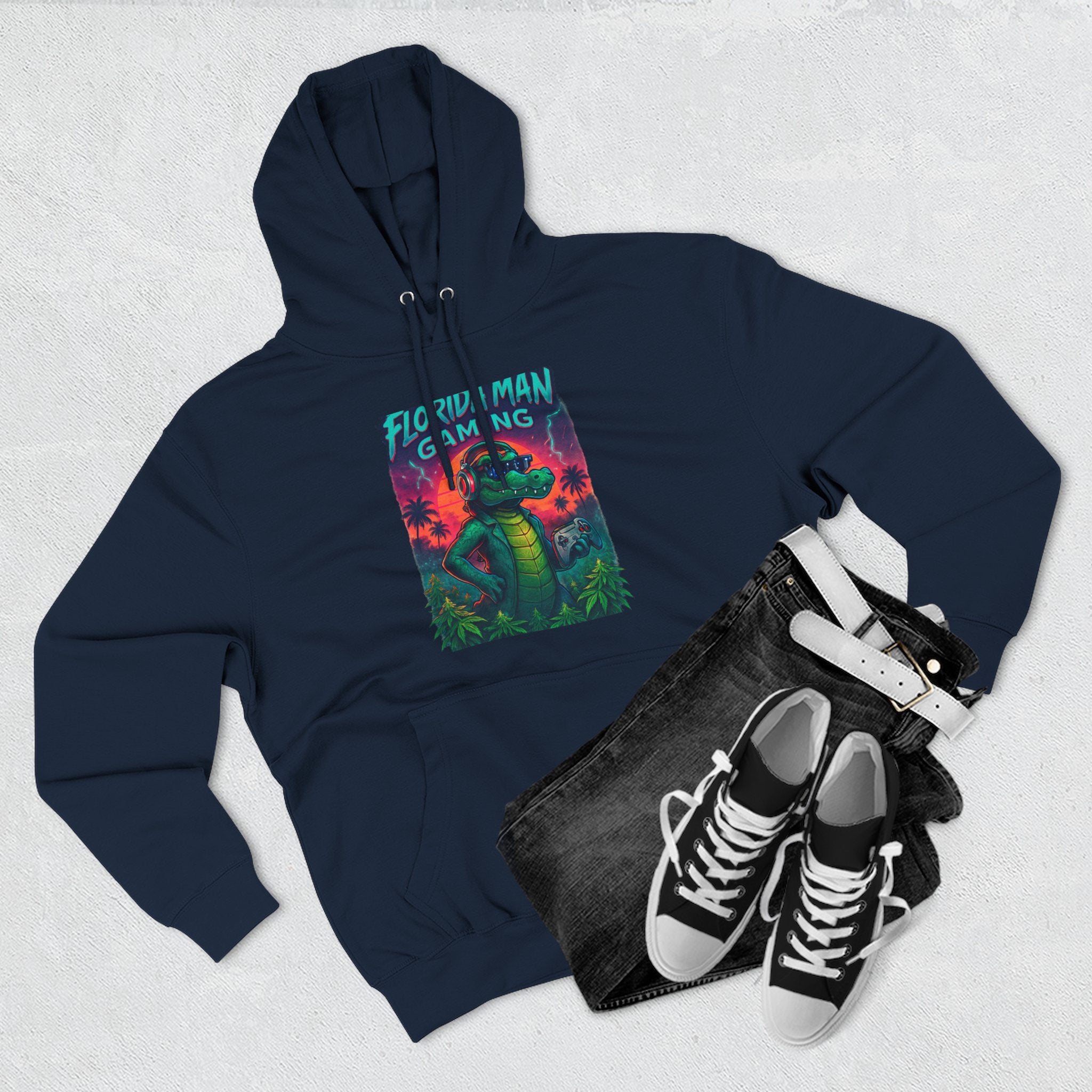 Gamer Fleece Hoodie - Cozy Dragon Design, Perfect for Gaming Sessions, Gifts for Gamers, Casual Wear, Fun Streetwear