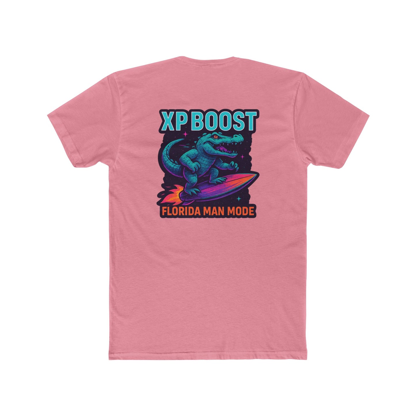 Florida Man Crew Tee: Gaming Humor Shirt, Fun Gift for Gamers, Unisex Tee for Parties, Retro Style Casual Wear, Unique Birthday Present