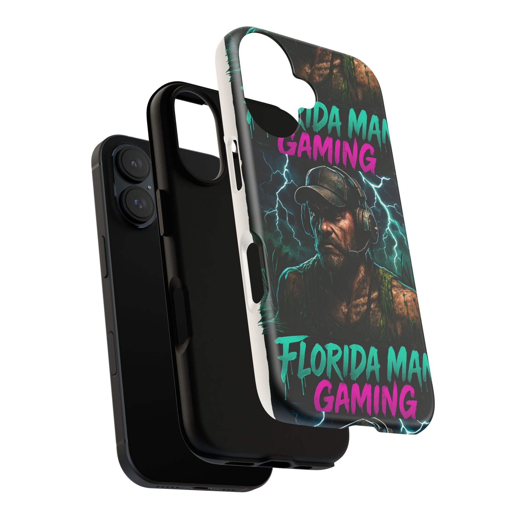 Phone Case - Florida Man Gaming Mascot Rising from the Swamp Tough Case