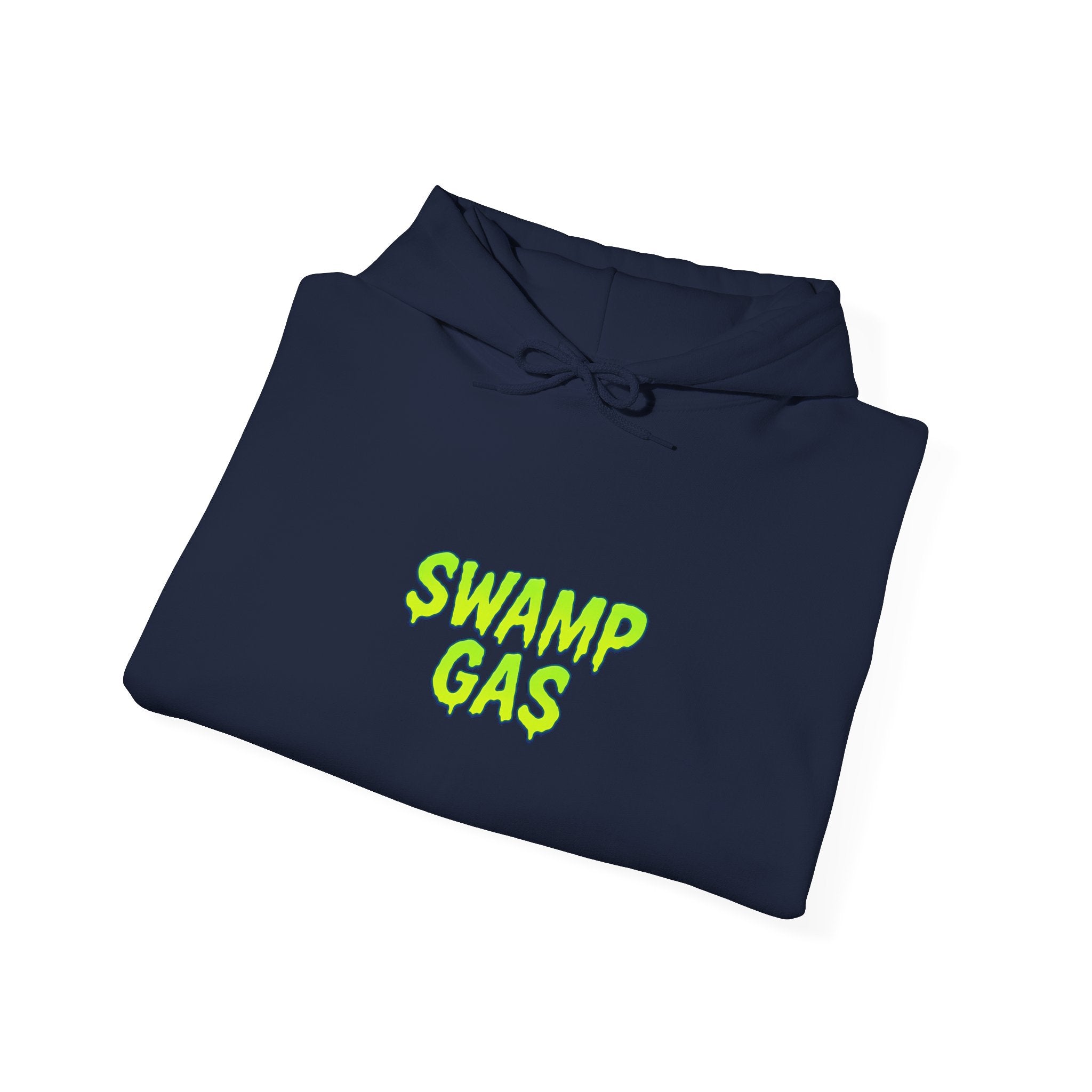 Swamp Gas Unisex Hoodie, Fun Graphic Sweatshirt, Gift for Halloween, Unique Streetwear, Cozy Layering Piece