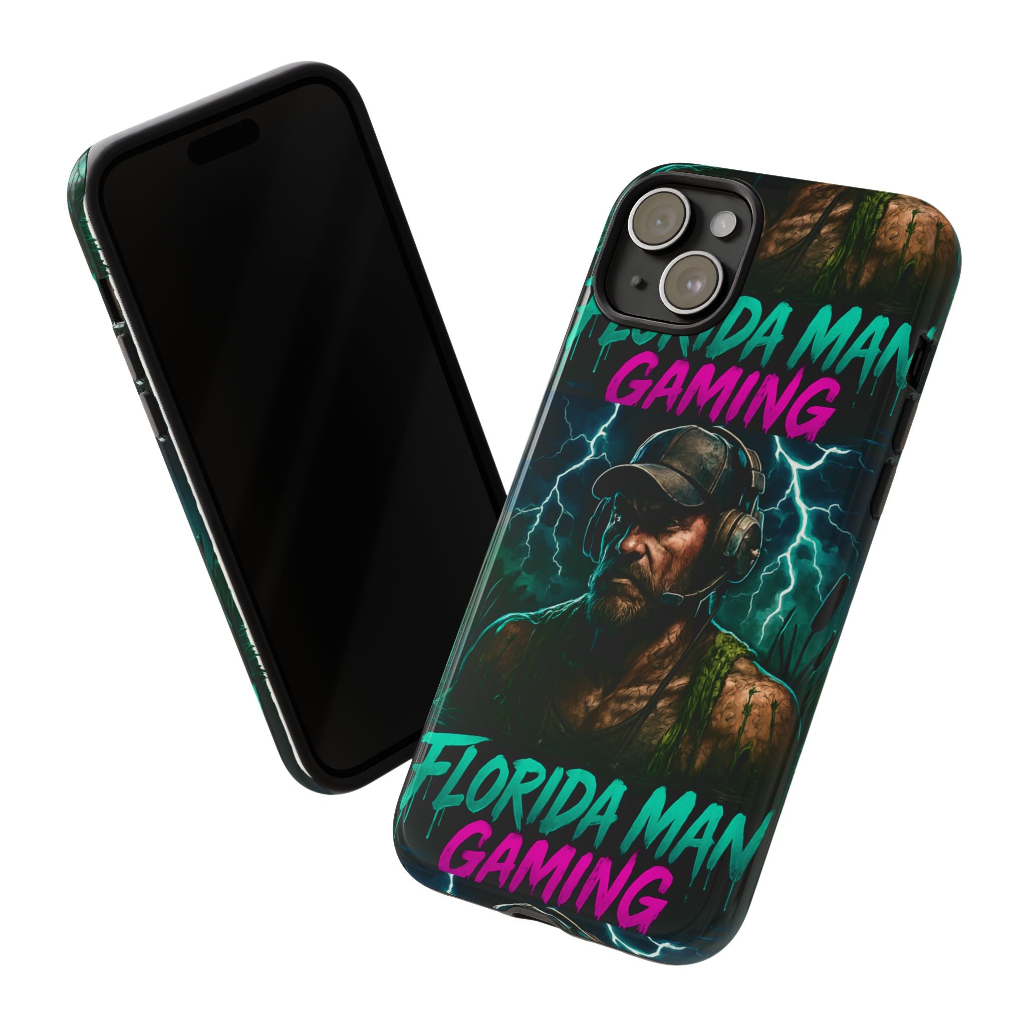 Phone Case - Florida Man Gaming Mascot Rising from the Swamp Tough Case