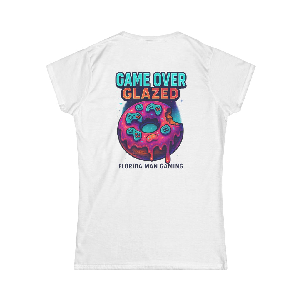 Gaming-Inspired Women's Softstyle Tee - Perfect for Gamers, Nerds, Birthday Gifts, Gaming Events, Casual Wear