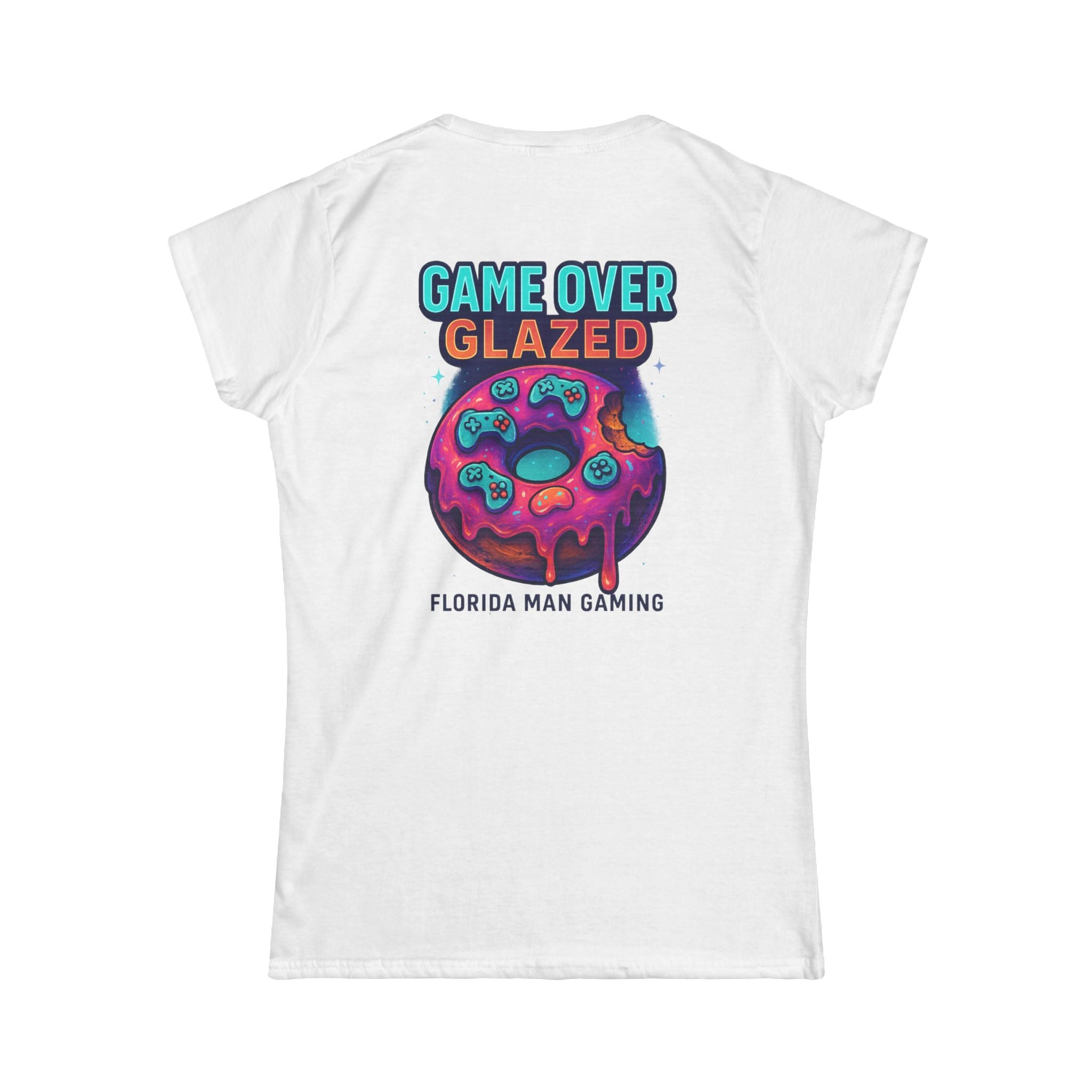 Gaming-Inspired Women's Softstyle Tee - Perfect for Gamers, Nerds, Birthday Gifts, Gaming Events, Casual Wear