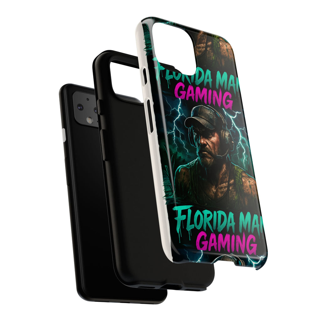 Phone Case - Florida Man Gaming Mascot Rising from the Swamp Tough Case